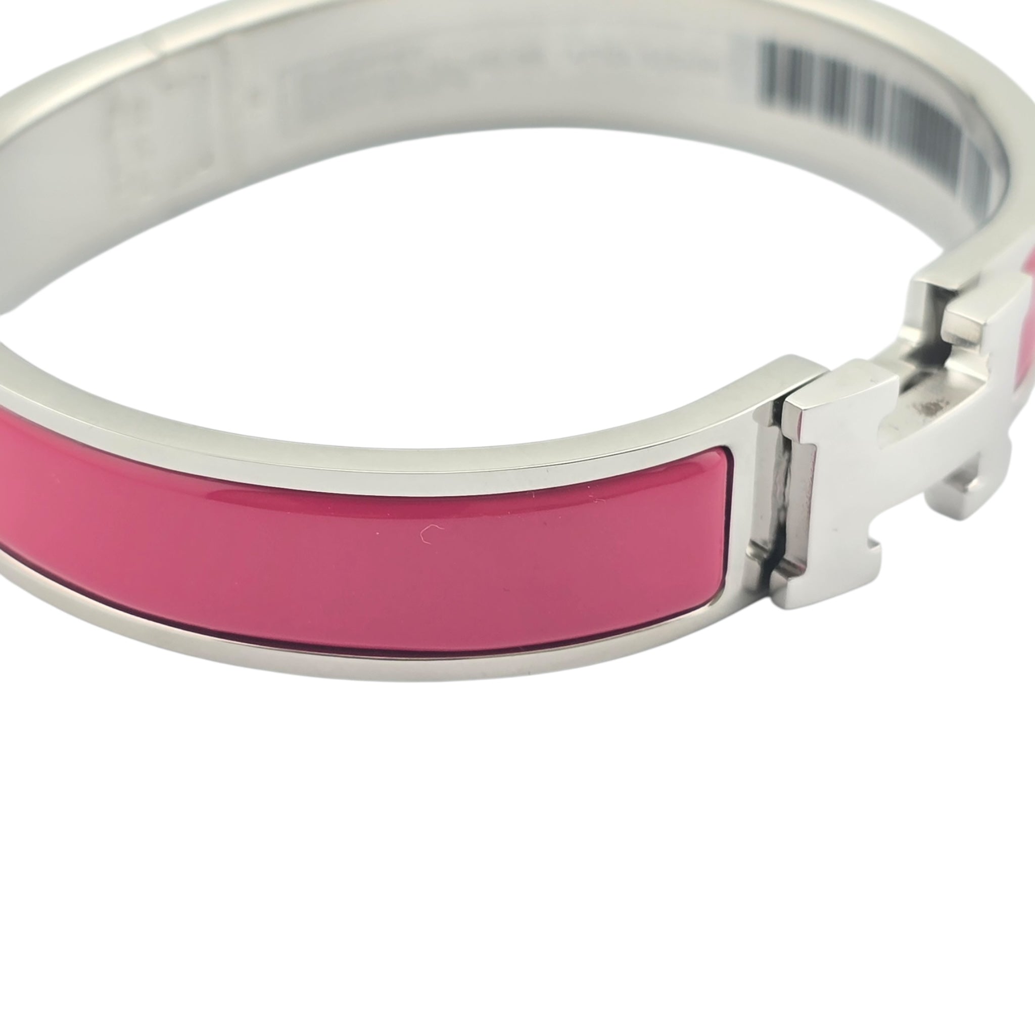 Hermes Clic H Bracelet Pink Palladium GM