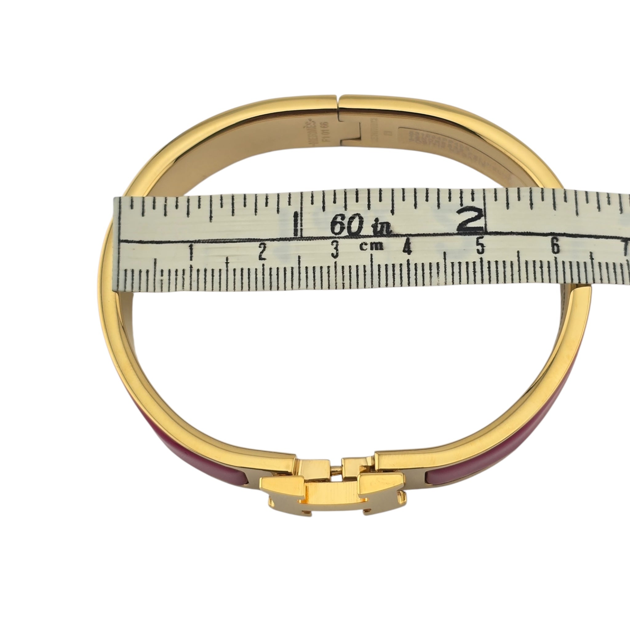 Hermes Clic H Bracelet Pink Gold GM