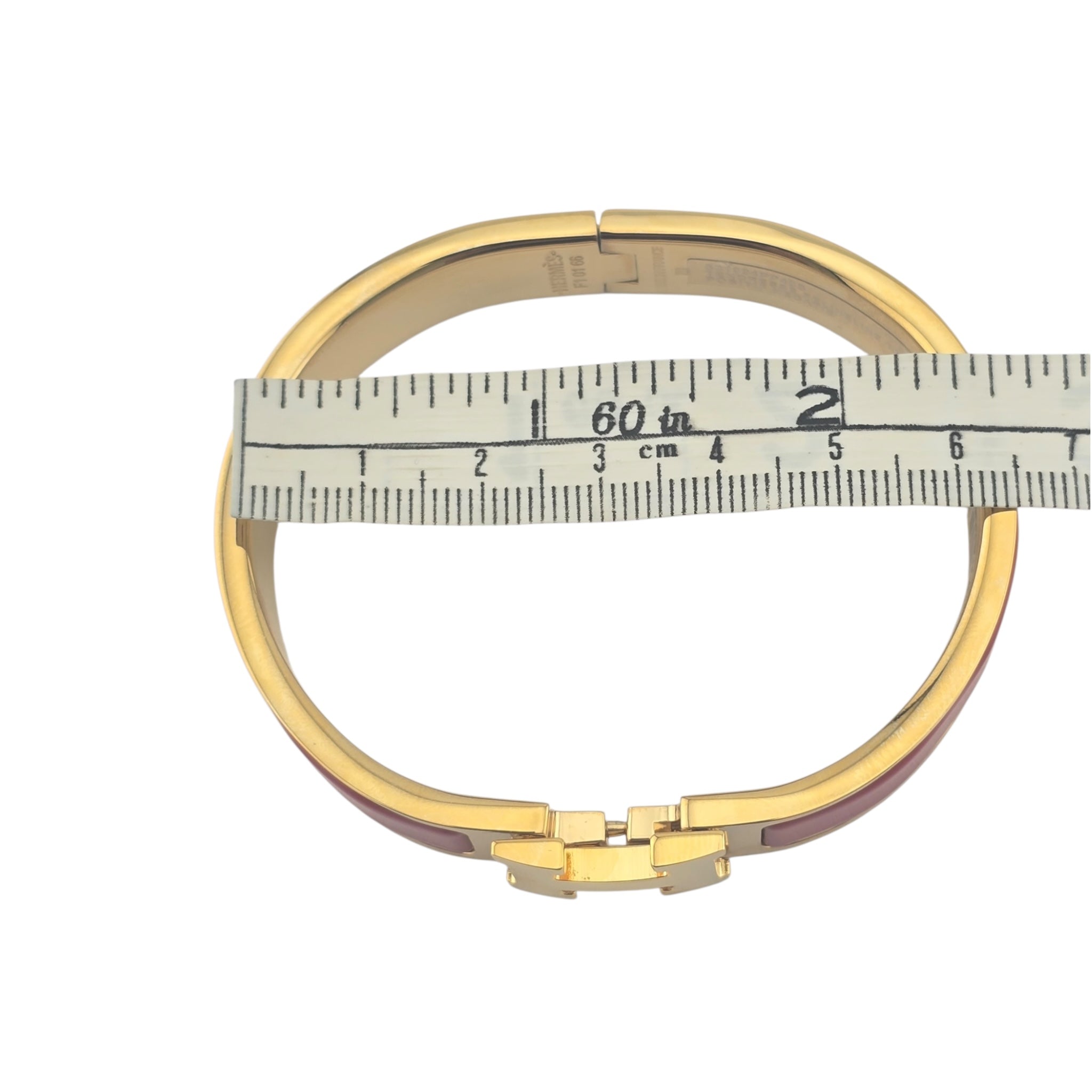 Hermes Clic H Bracelet Red Gold GM