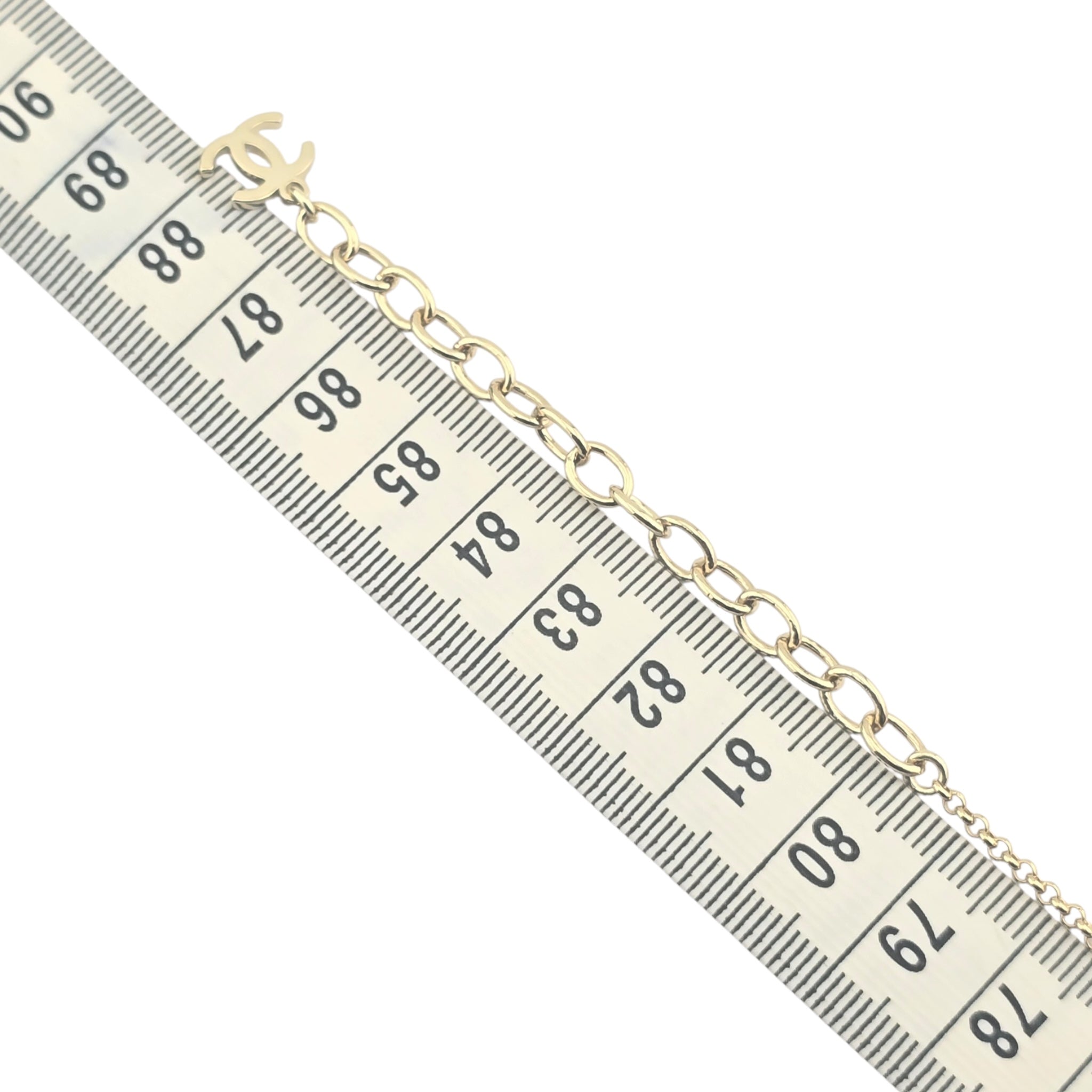 Chanel CC Long Necklace Gold 2025