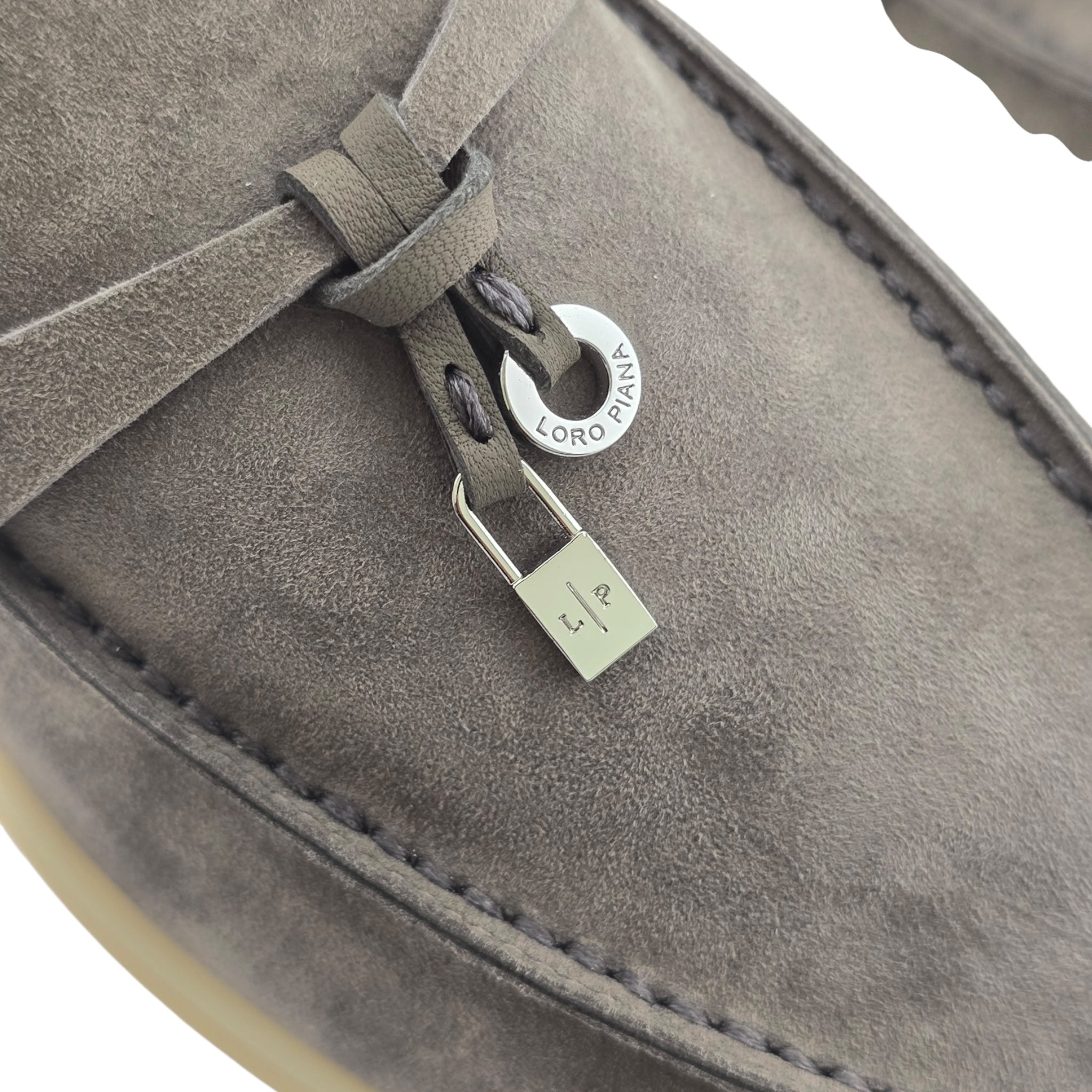 Loro Piana Summer Charms Walk Loafer - Rain Drops - 38