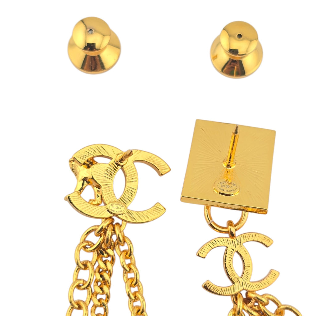 Chanel Gold Lion Chain Brooch 2022 CHANEL