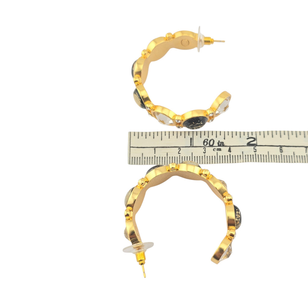 Chanel CC Gold Hoop Earrings 2020 CHANEL