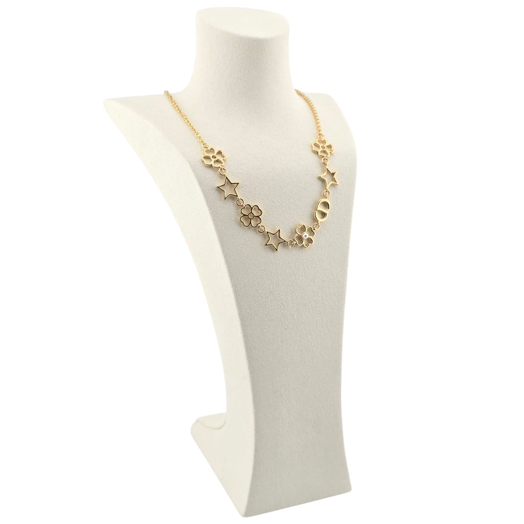 Christian Dior CD Lucky Lace Necklace DIOR