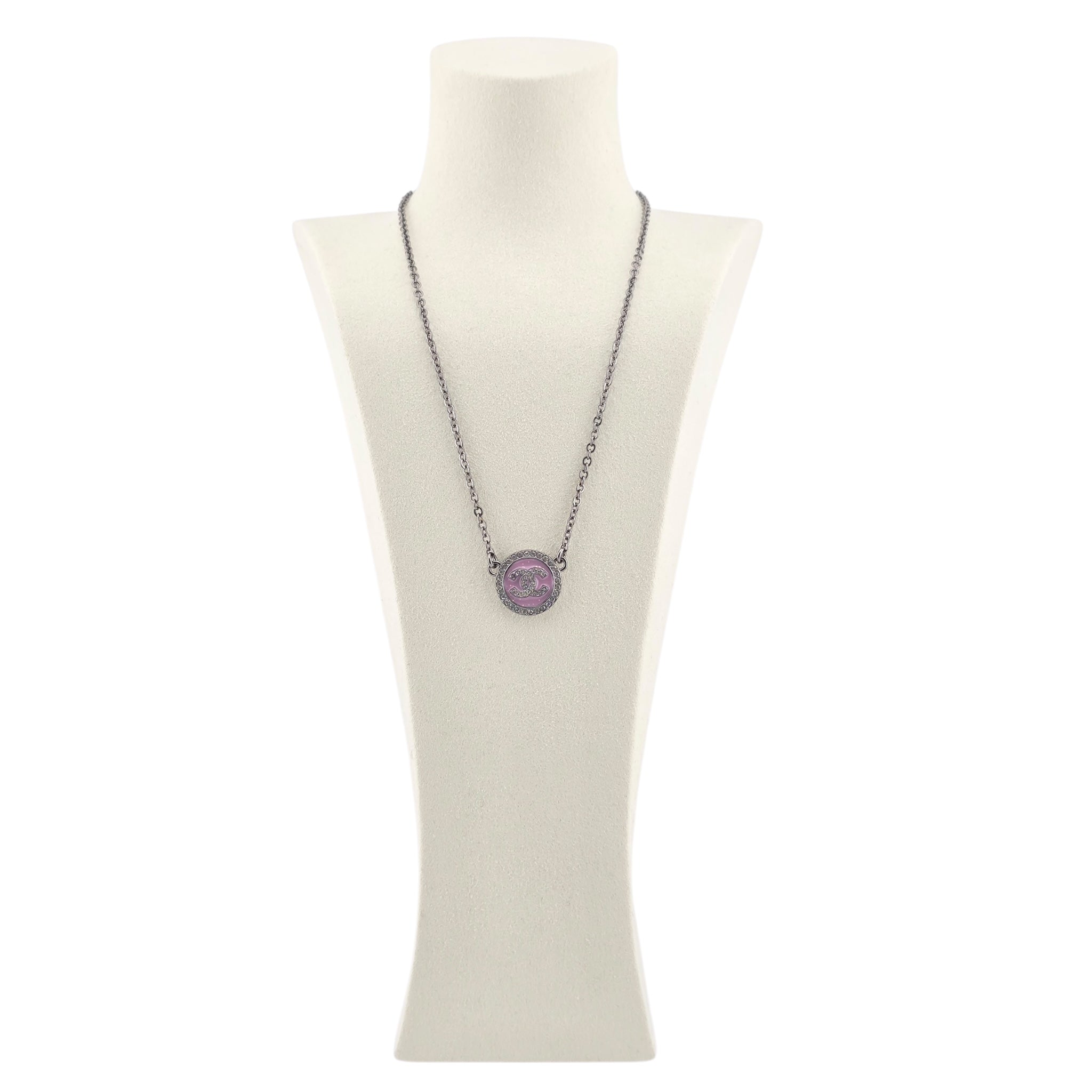 Chanel CC Ruthenium Pink Necklace 2025 CHANEL