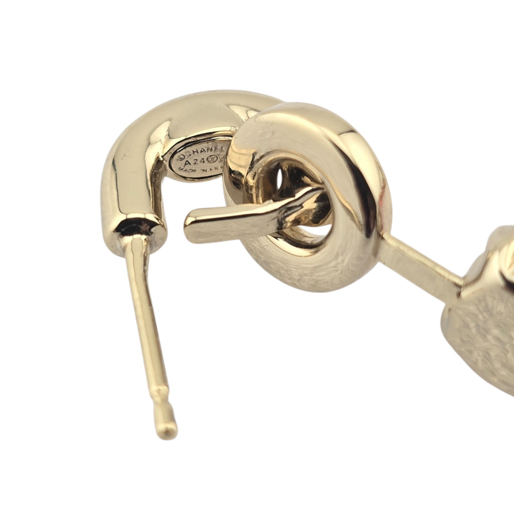 Chanel CC Rainbow Crystal Earrings A24 CHANEL