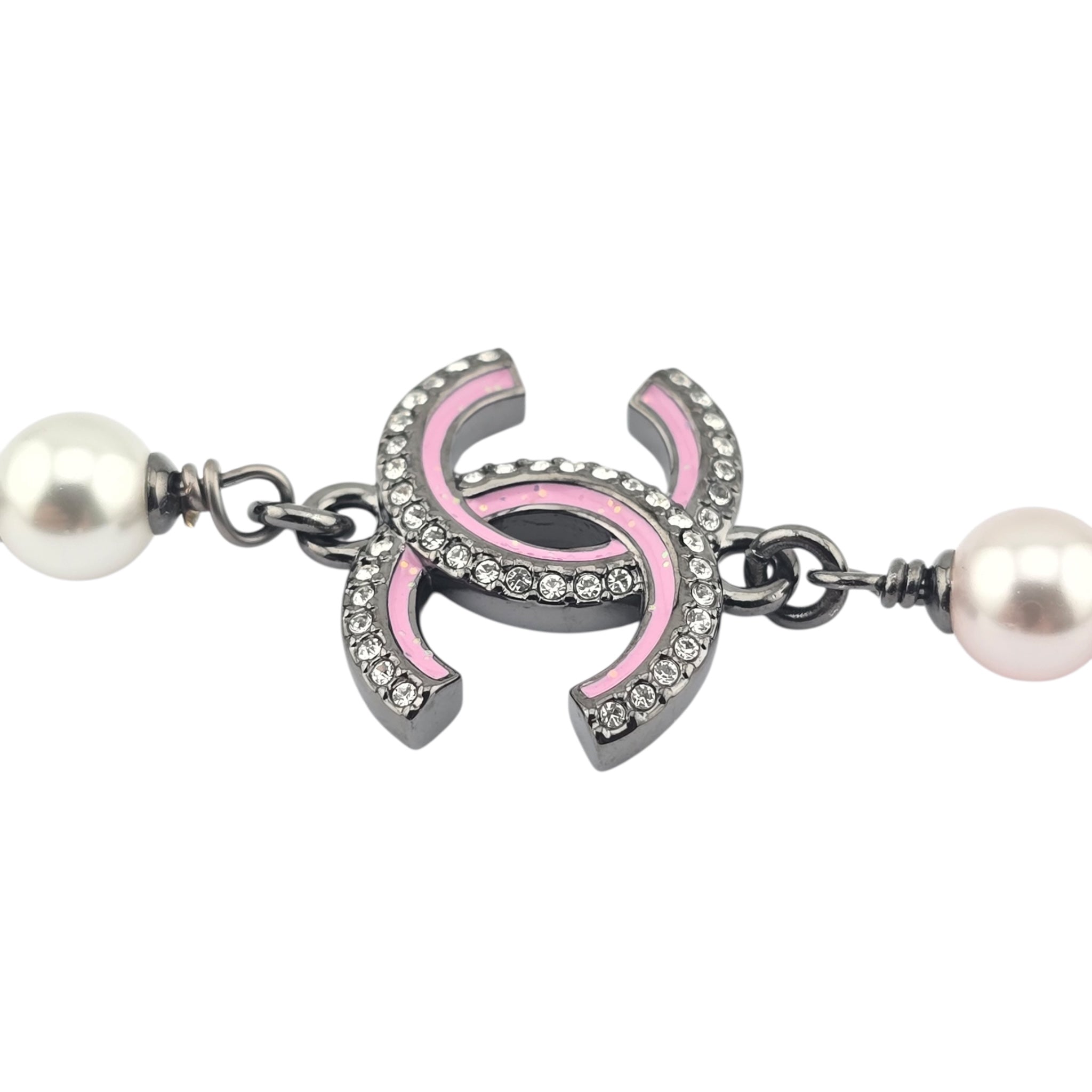 Chanel CC Ruthenium Pink Long Necklace 2025 CHANEL