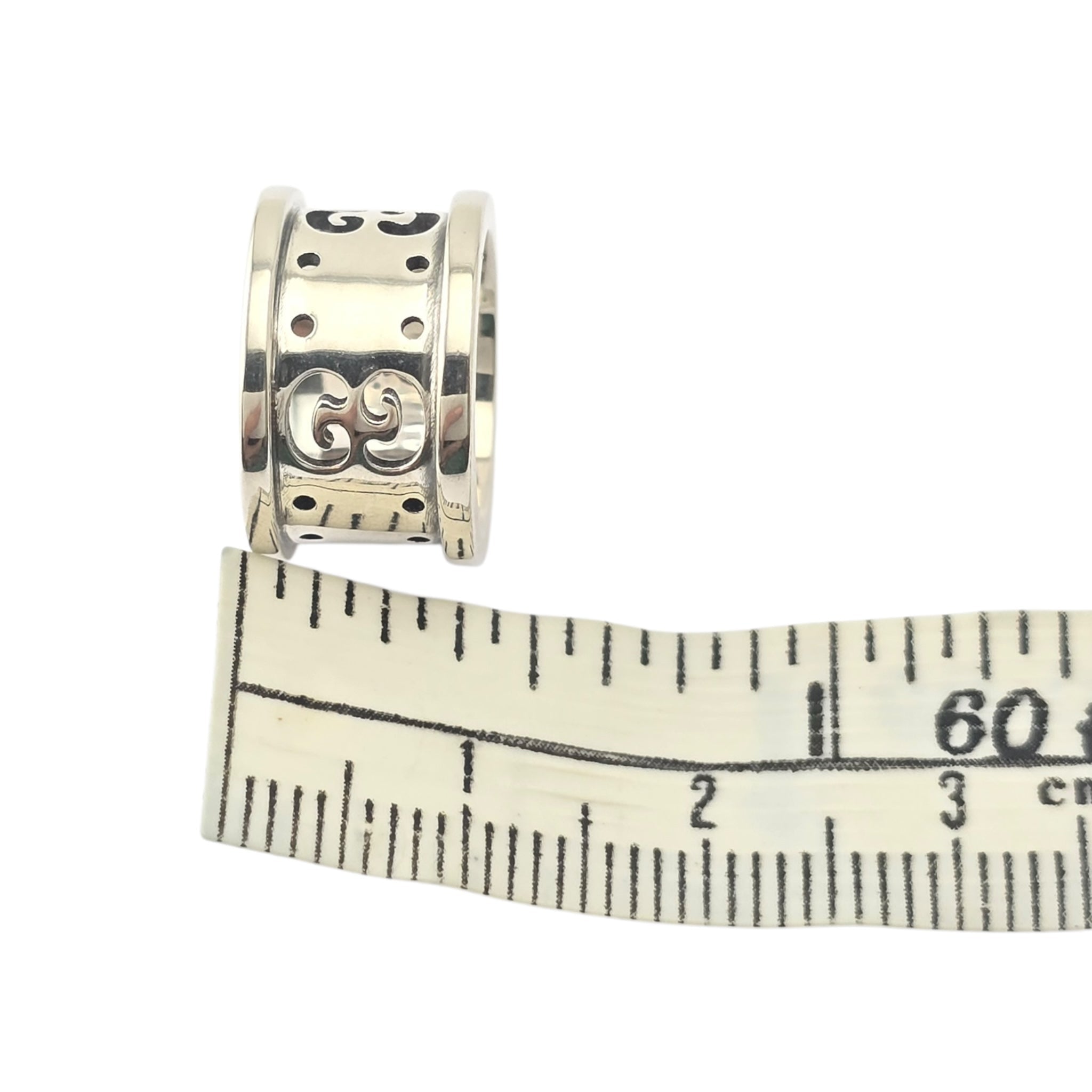 GUCCI GG Icon Twill Sterling Silver Necklace GUCCI