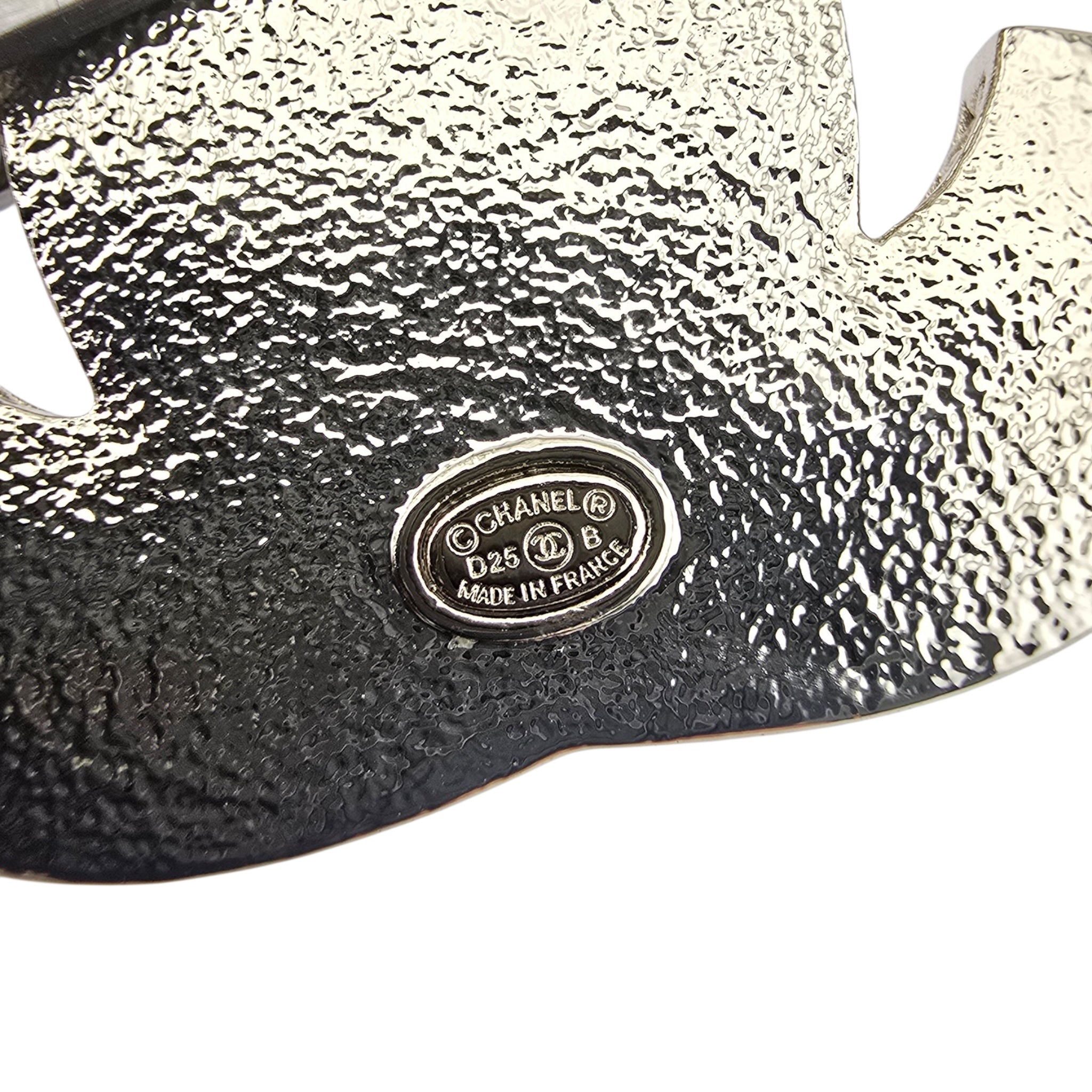 Chanel CC Gold Pink Resin Brooch 2025 CHANEL