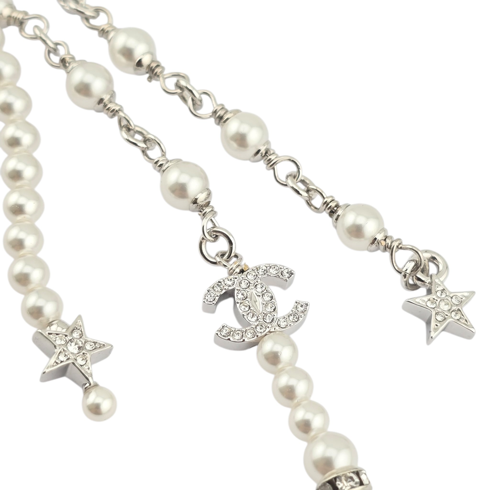 Chanel CC Silver Bird Long Belt / Necklace SS25 CHANEL