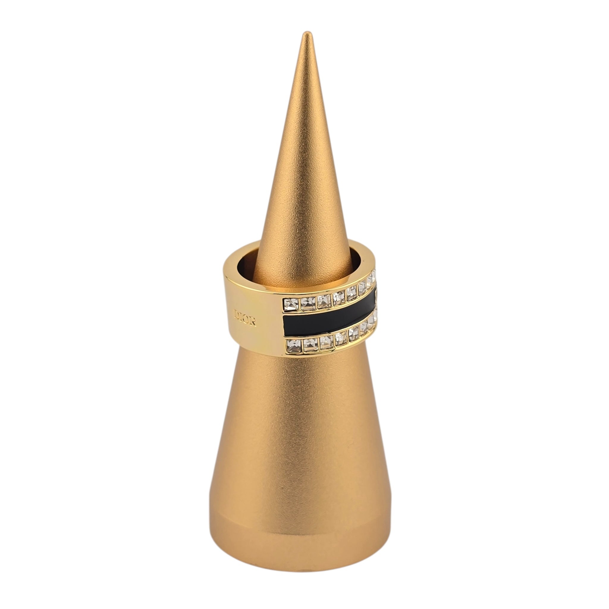 Christian Dior Night Code Black Enamel Ring DIOR