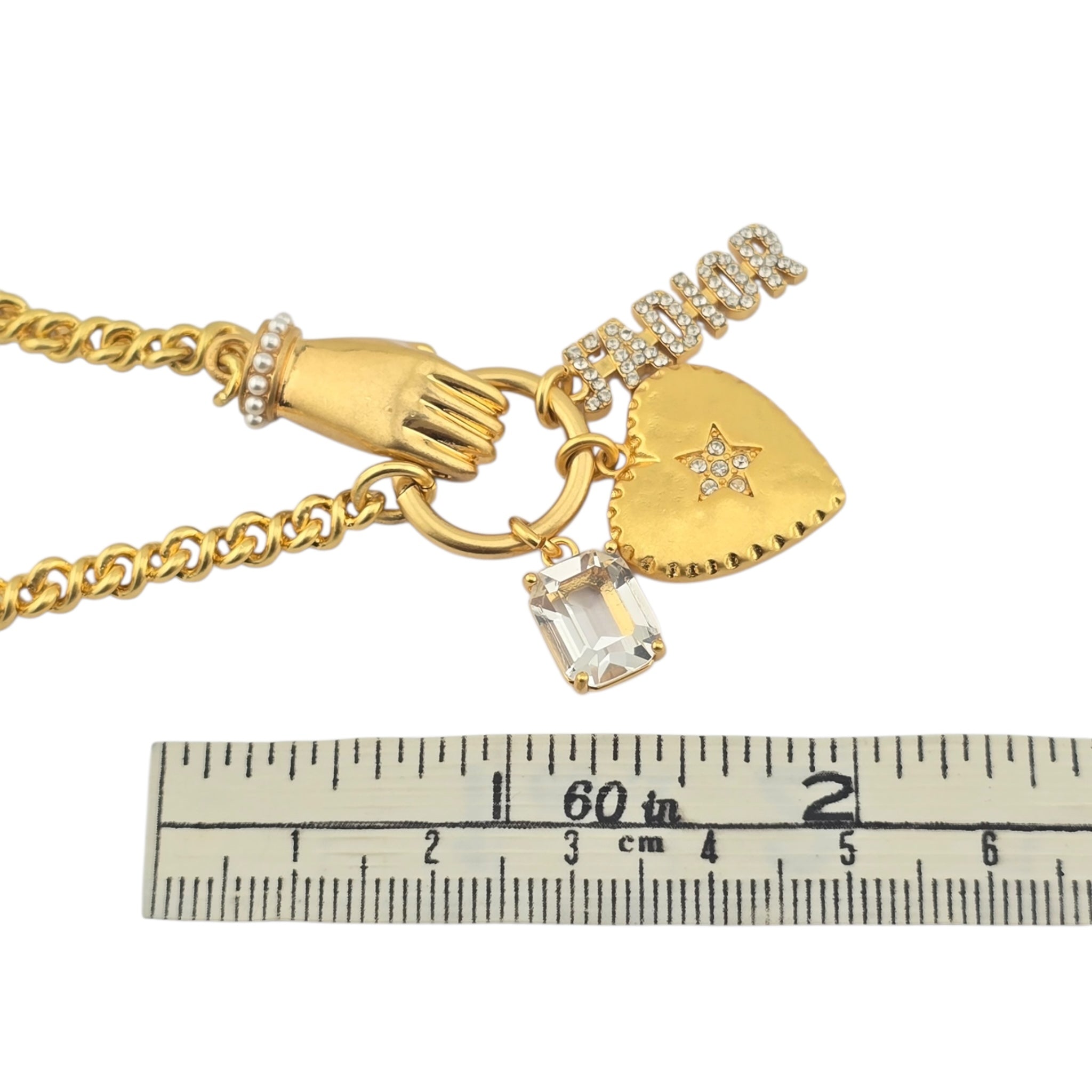 Christian Dior CD Gold J'Adior Necklace