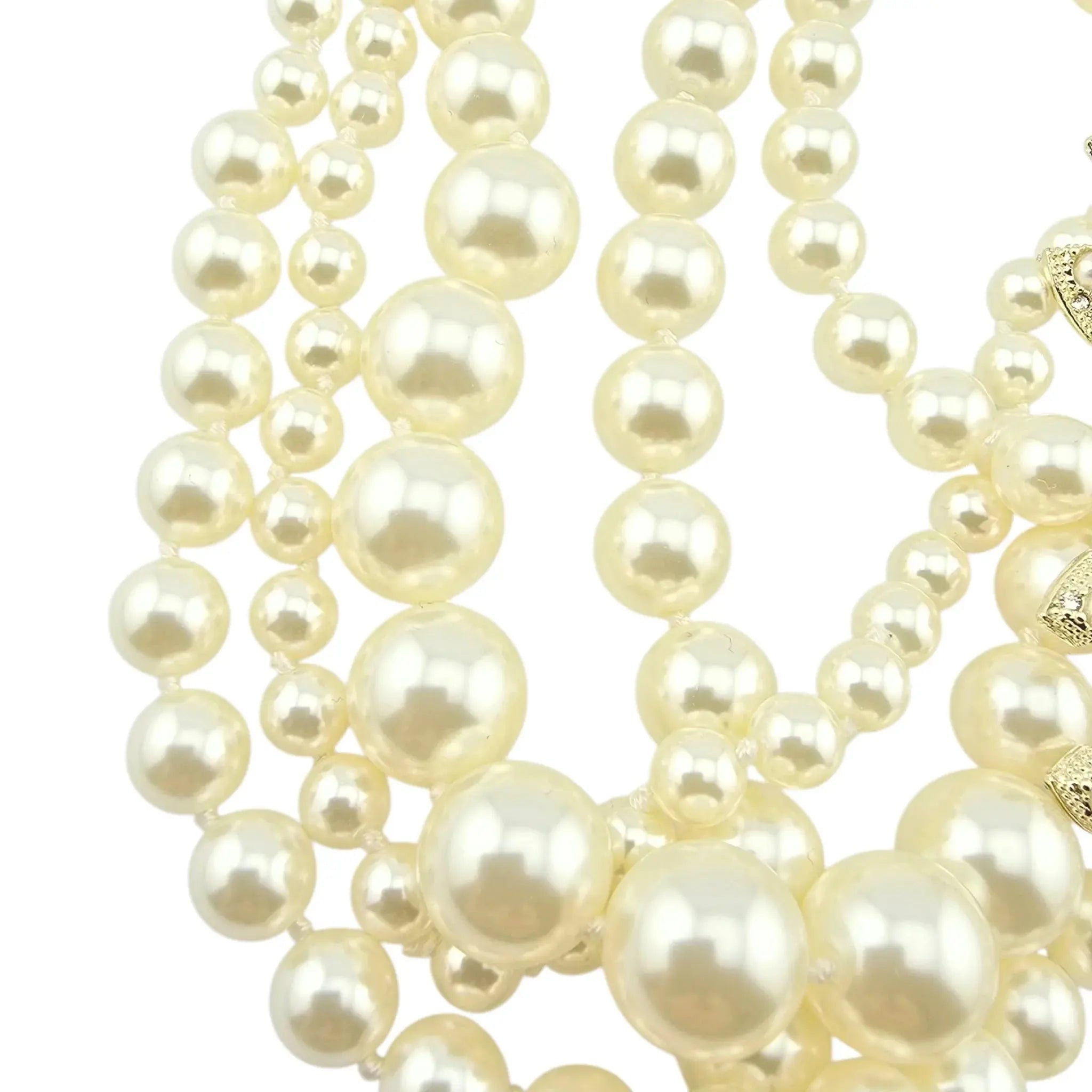 Chanel CC Long Faux Pearl 100th Anniversary Necklace 2017 CHANEL