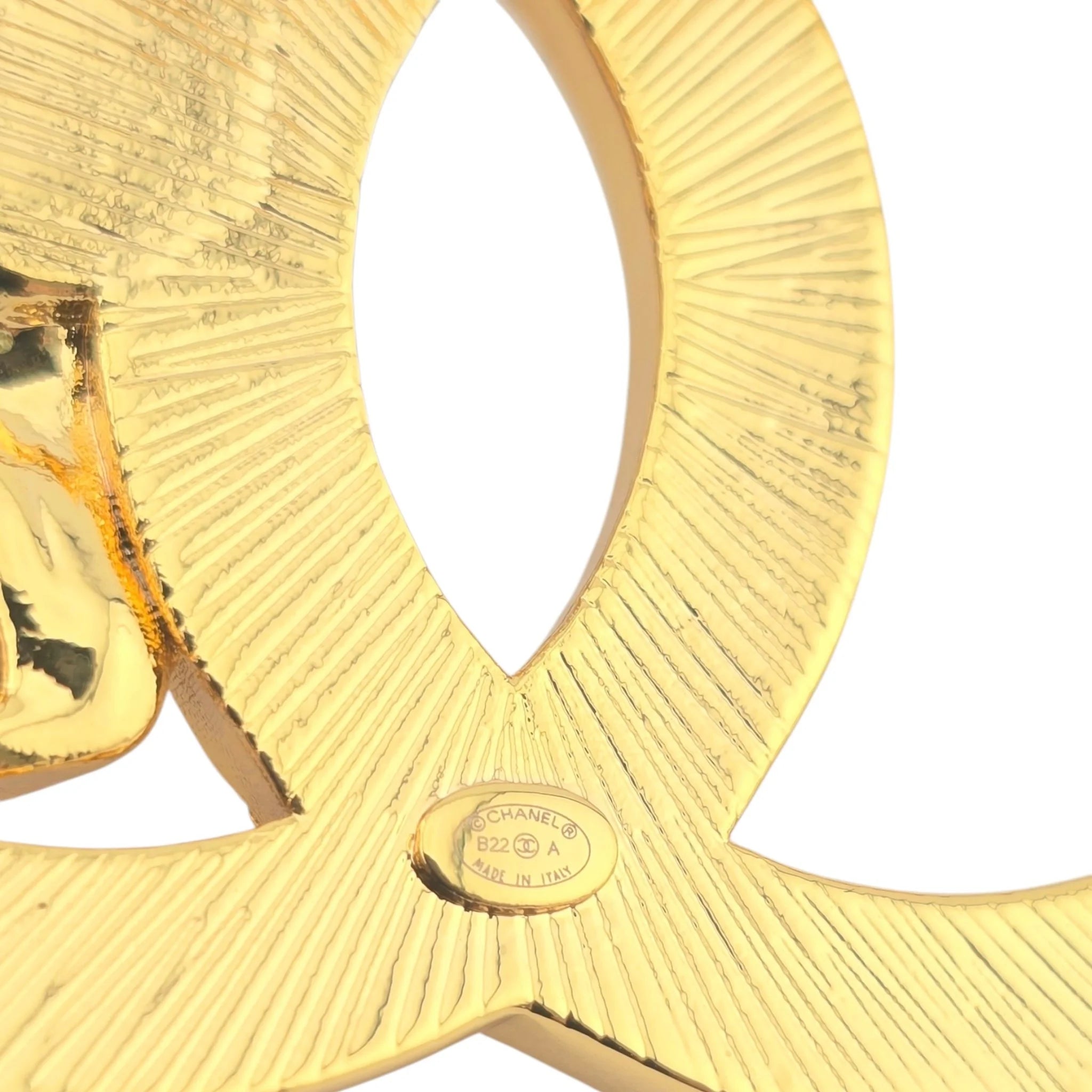 Chanel CC Gold Lion Brooch 2022 CHANEL