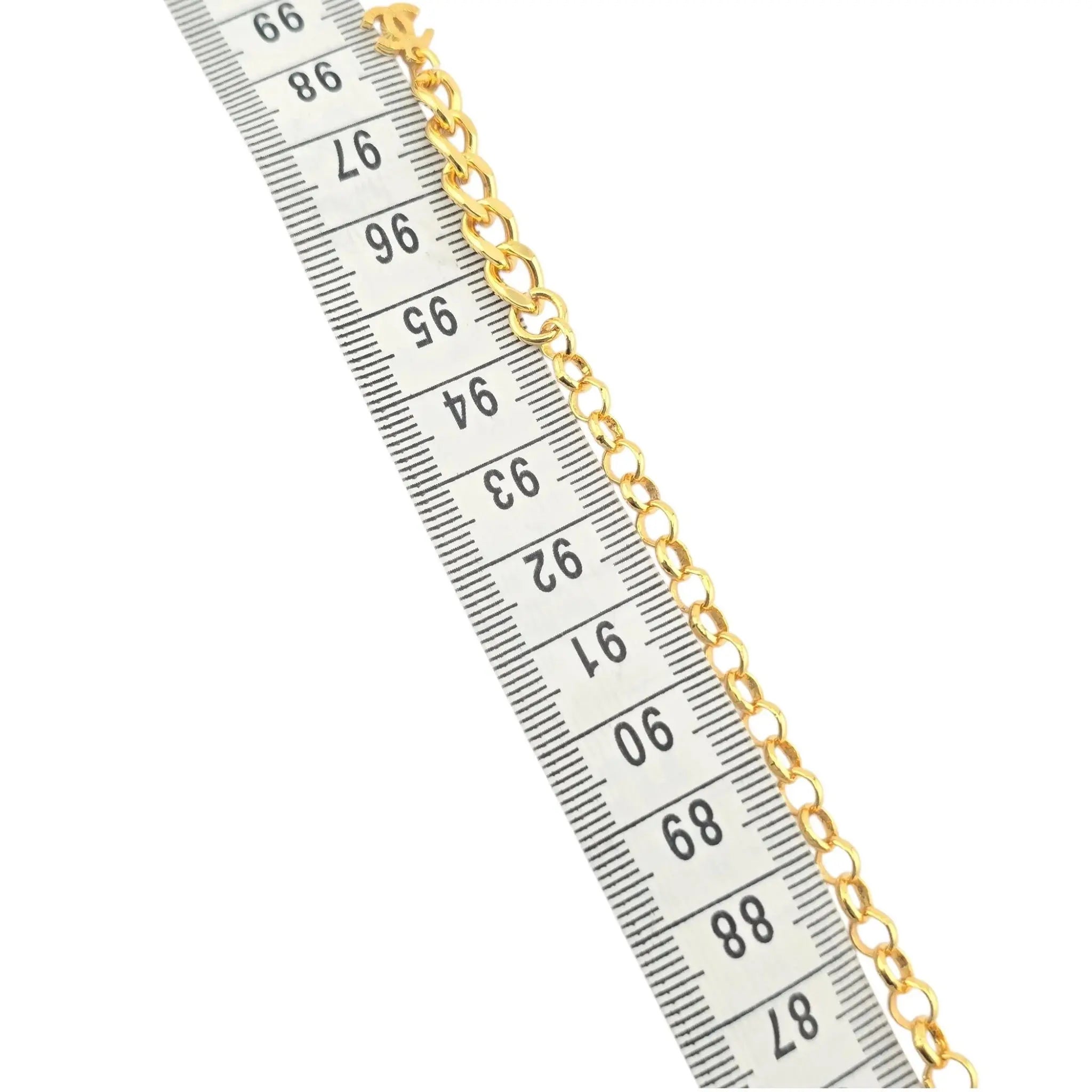 Chanel CC Long Gold Faux Pearl Necklace 2024 CHANEL