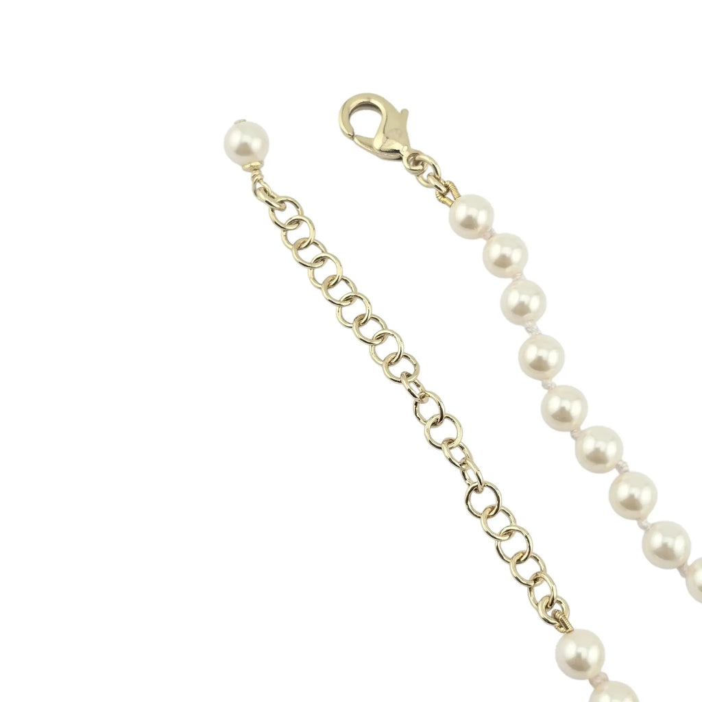 Chanel CC Long Faux Pearl Necklace 2023 CHANEL