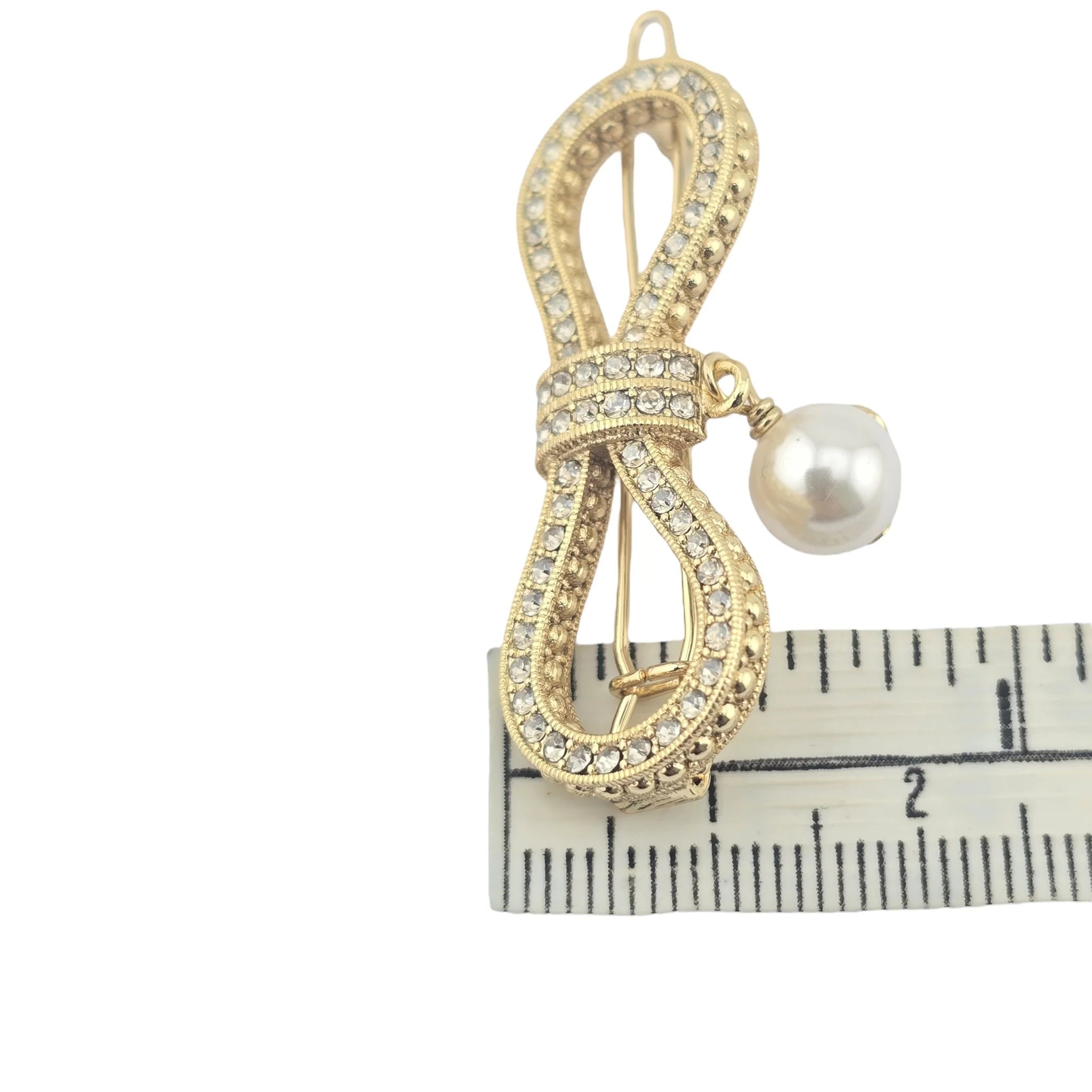 Christian Dior Le Nœud de Dior Bow Hair Barrette Clip DIOR