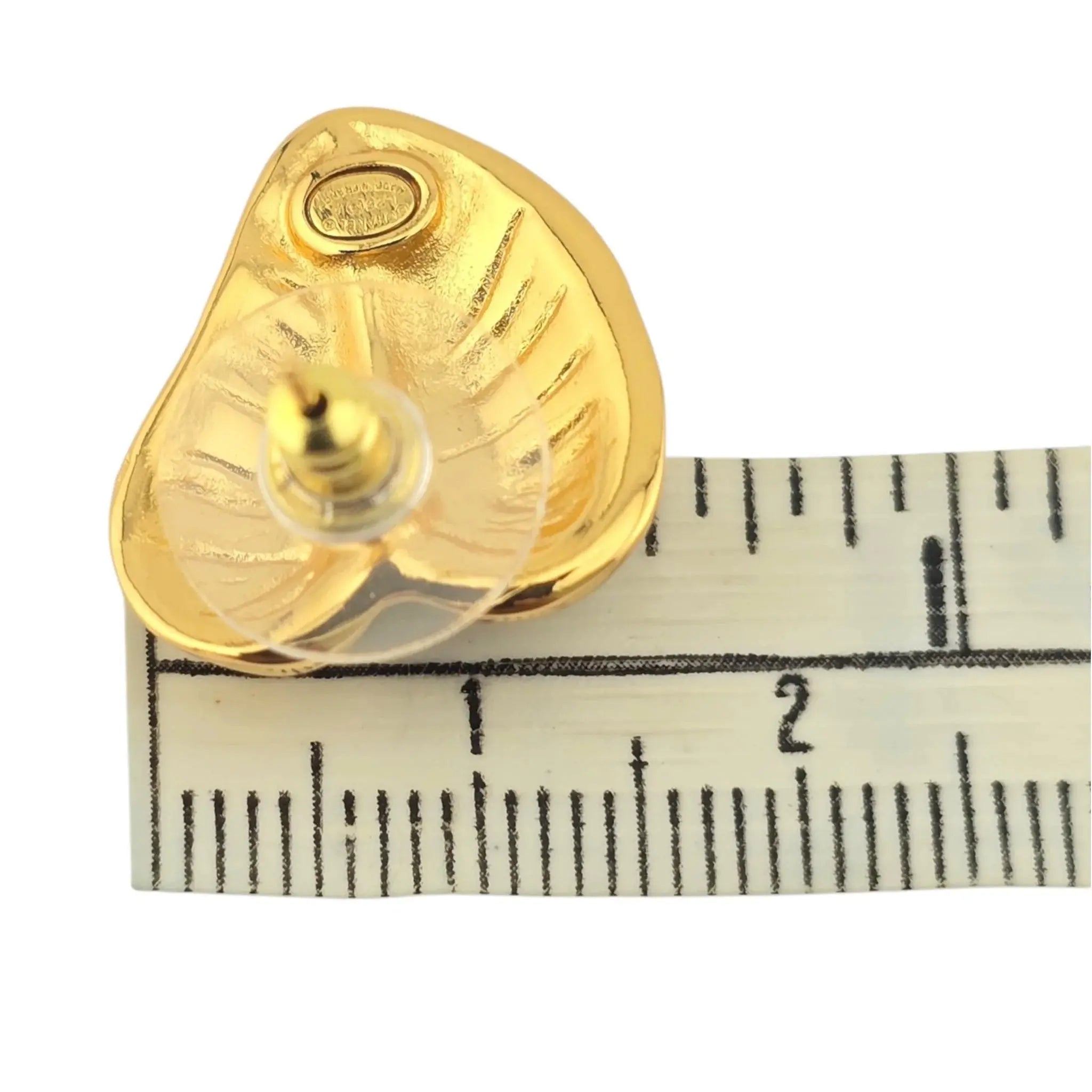 Chanel CC Gold Black Earrings 2025 CHANEL