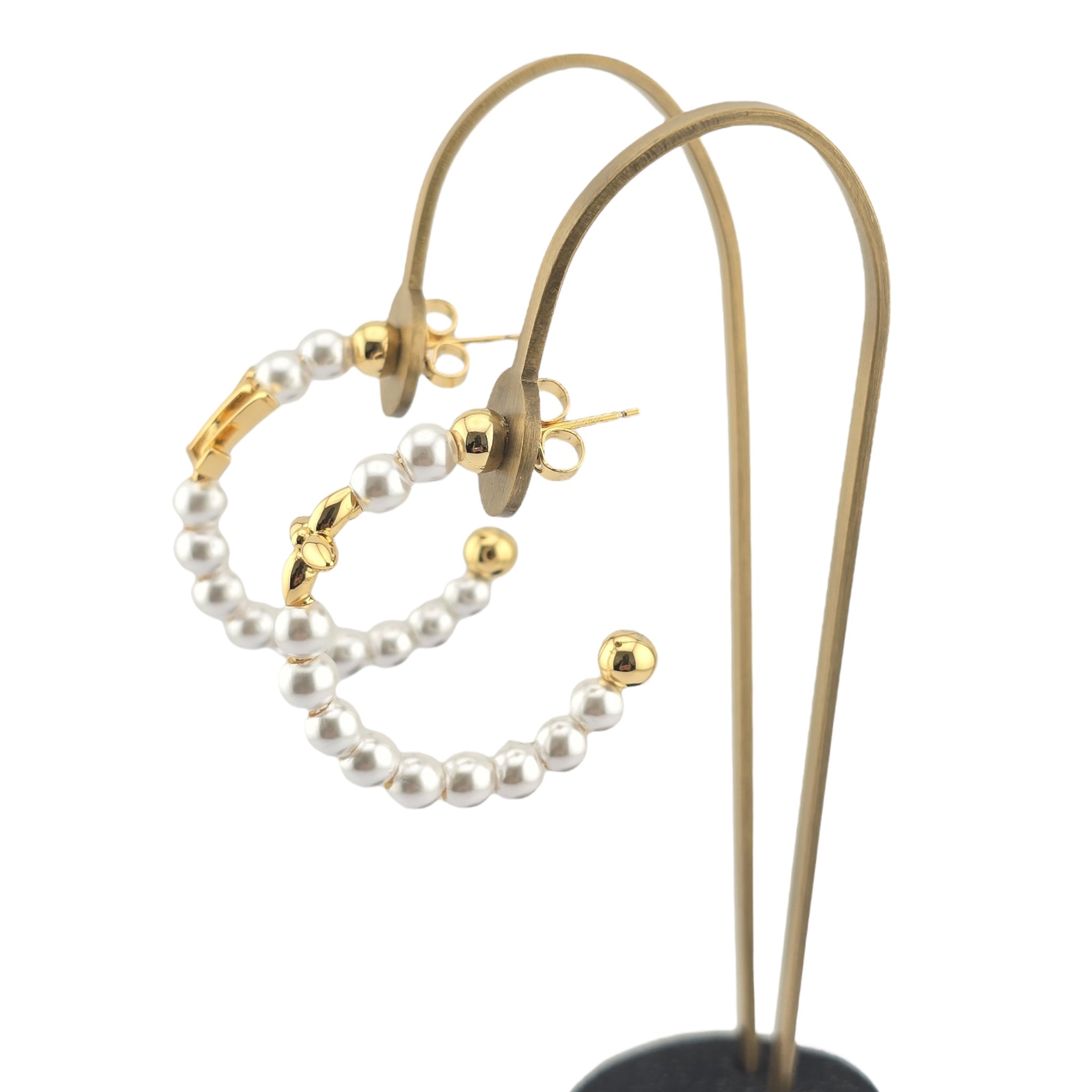 Louis Vuitton My LV Pearl Hoop Earrings