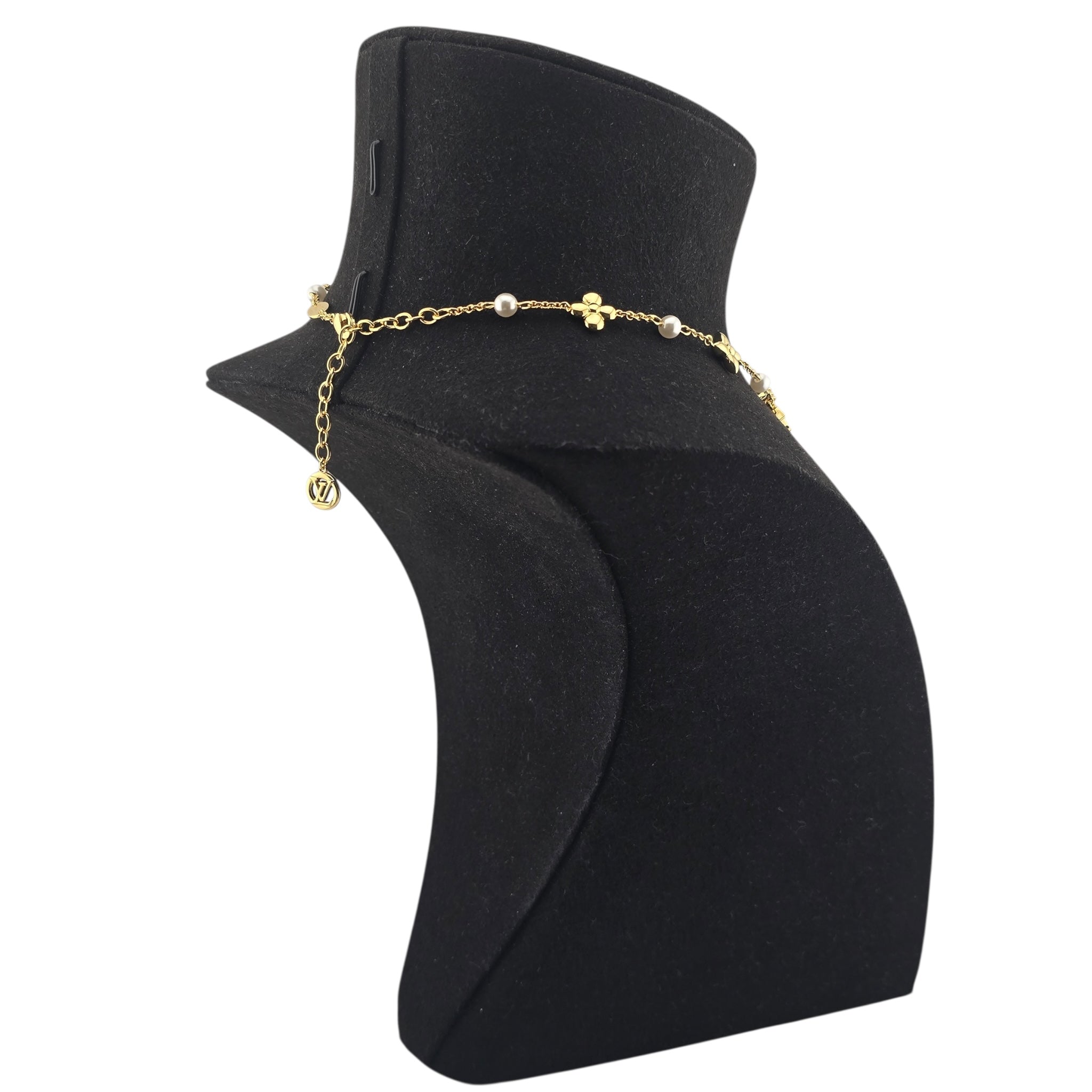Louis Vuitton LV Louisa Gold Necklace LOUIS VUITTON