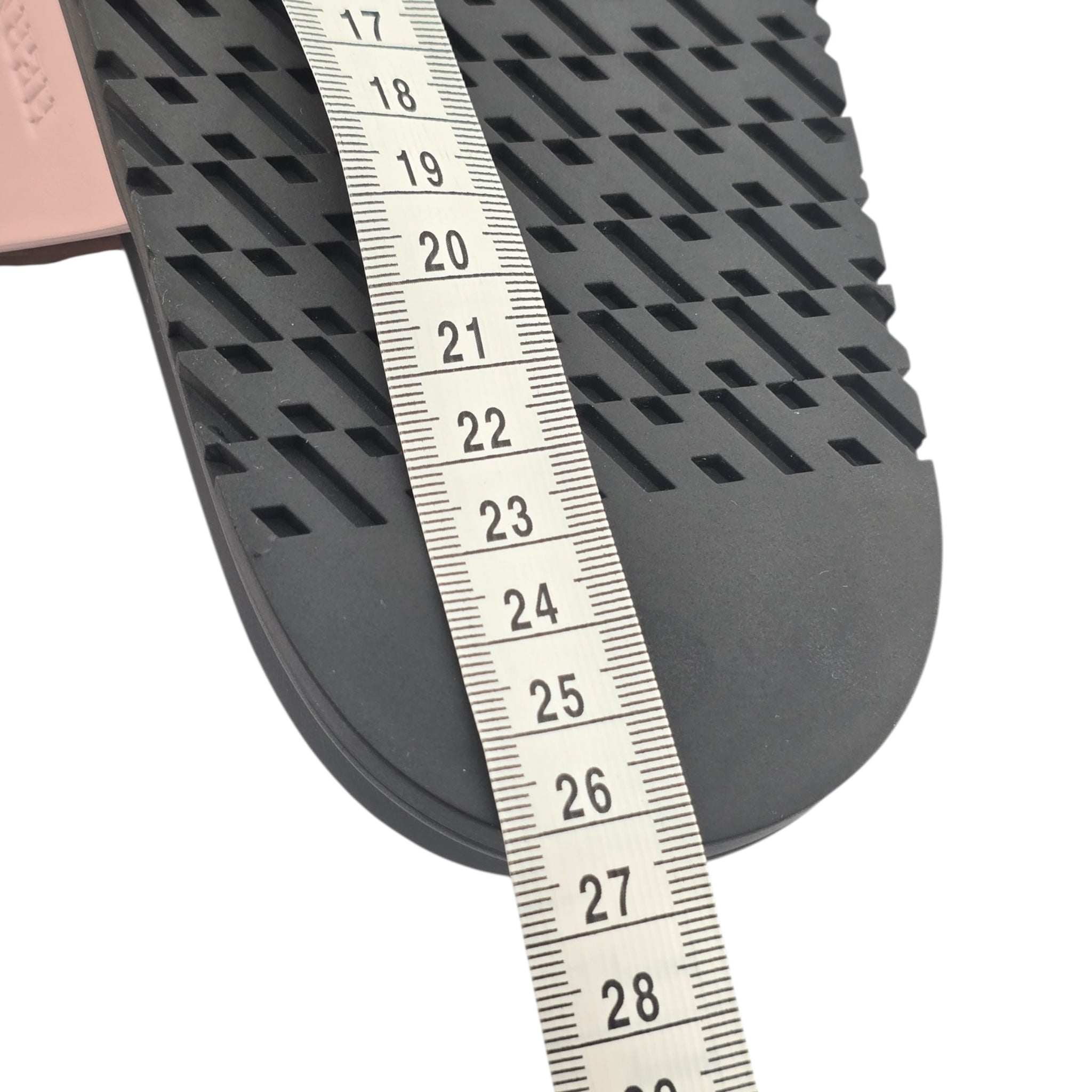 Hermes Chypre Leather Sandal Rose Cancan 39 UK6 HERMES