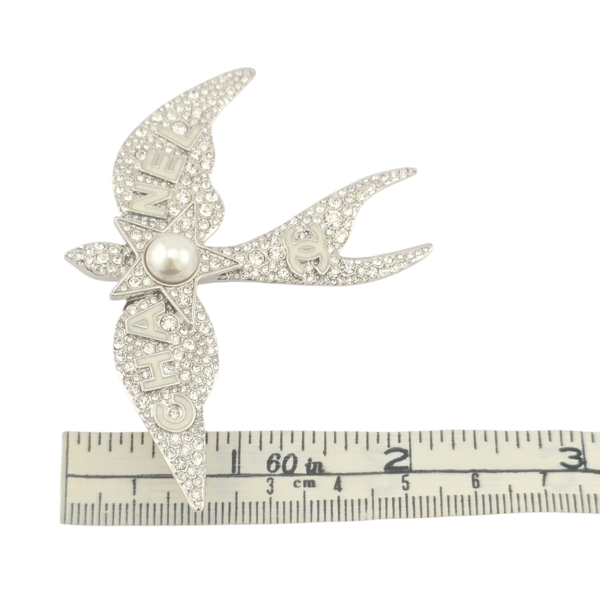 Chanel CC Bird Crystal Brooch 2025 CHANEL