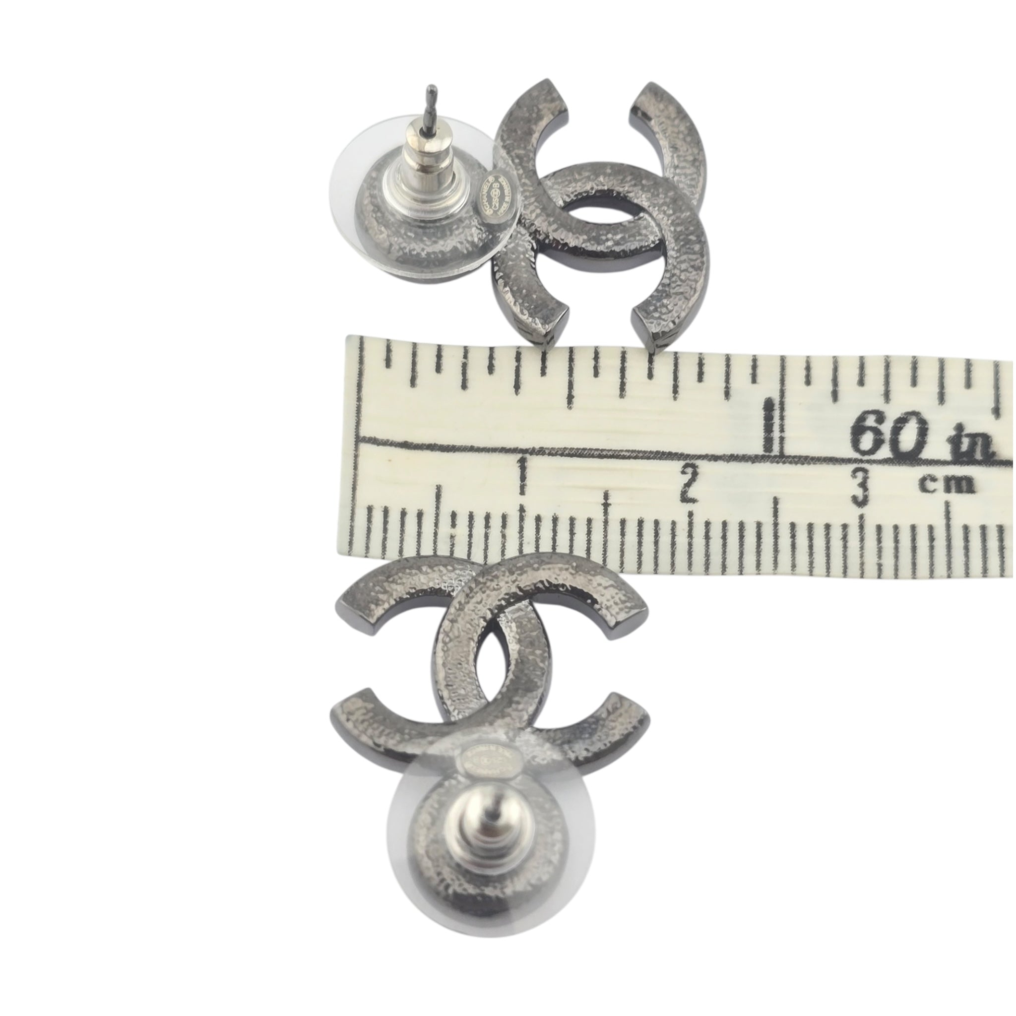 Chanel CC Ruthenium Pink Earrings 2025 CHANEL