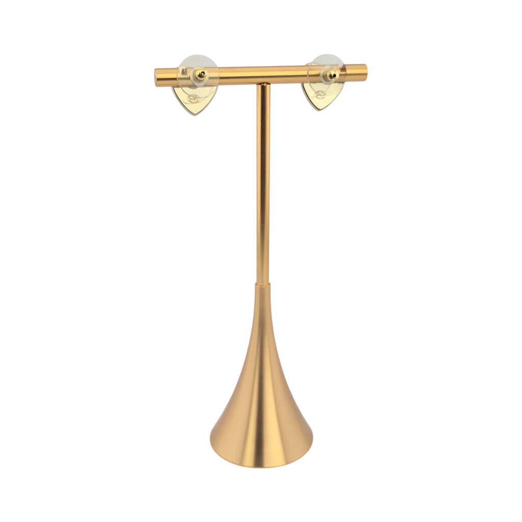 Chanel CC Black Gold Heart Earrings 2025 CHANEL