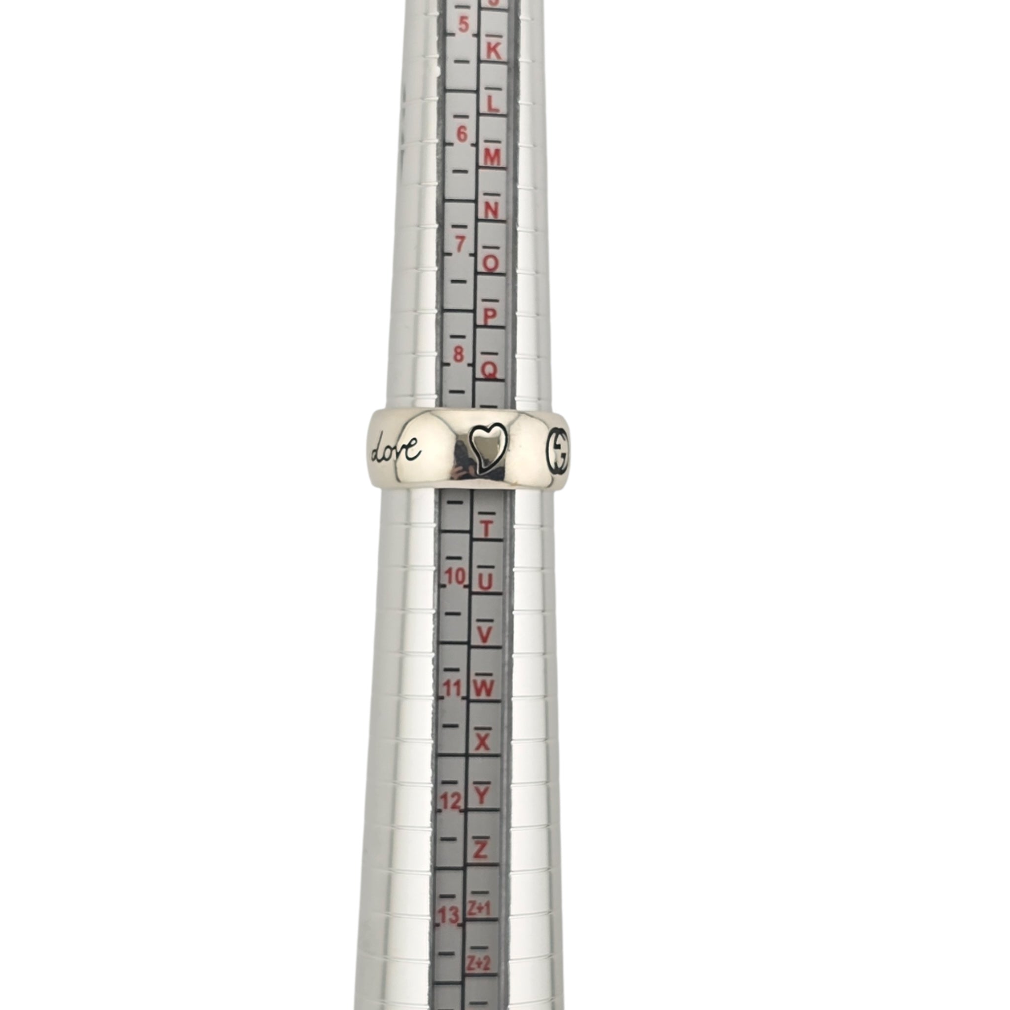 GUCCI Blind for Love Sterling Silver Ring GUCCI