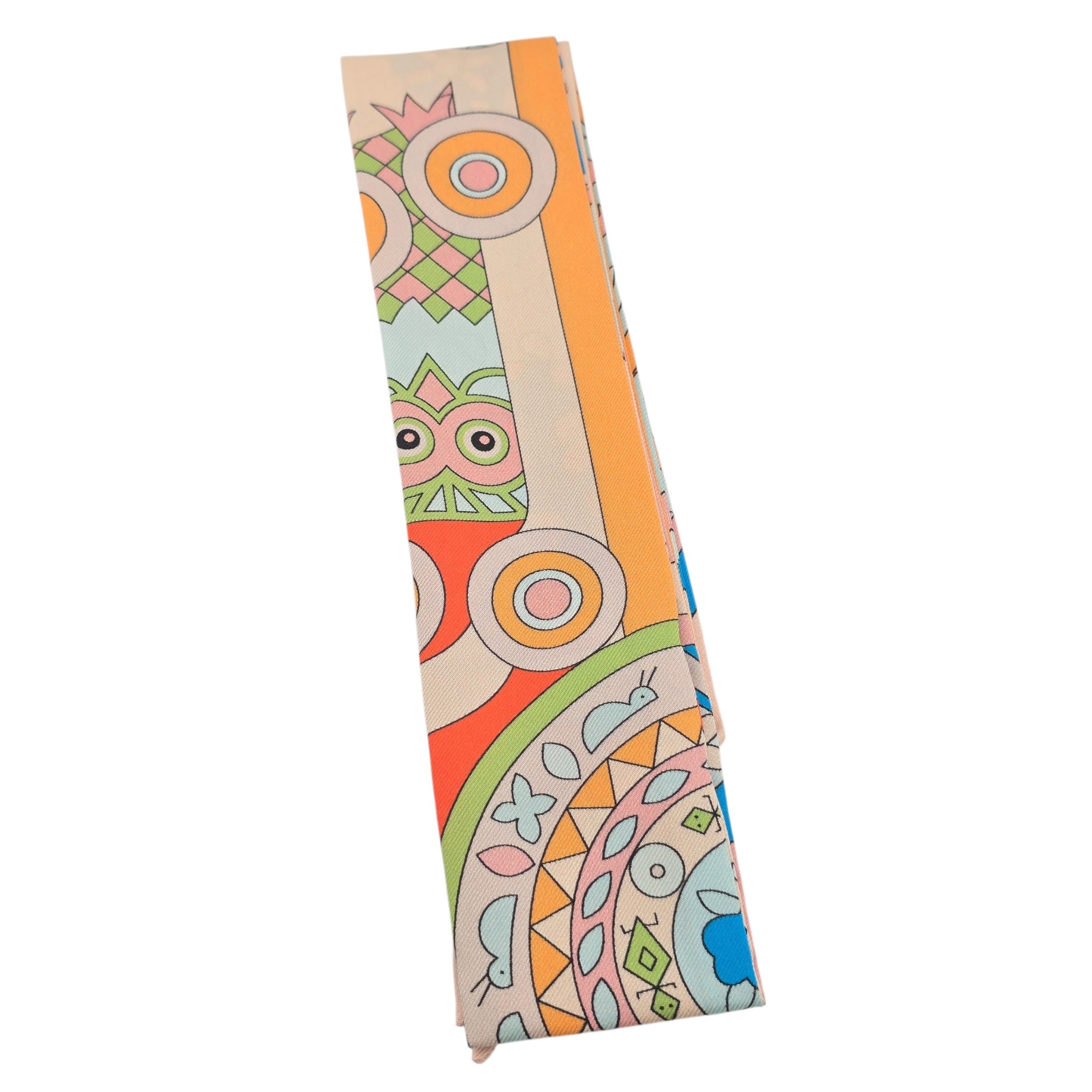 Hermes Silk Les Murmures de la Foret Twilly HERMES