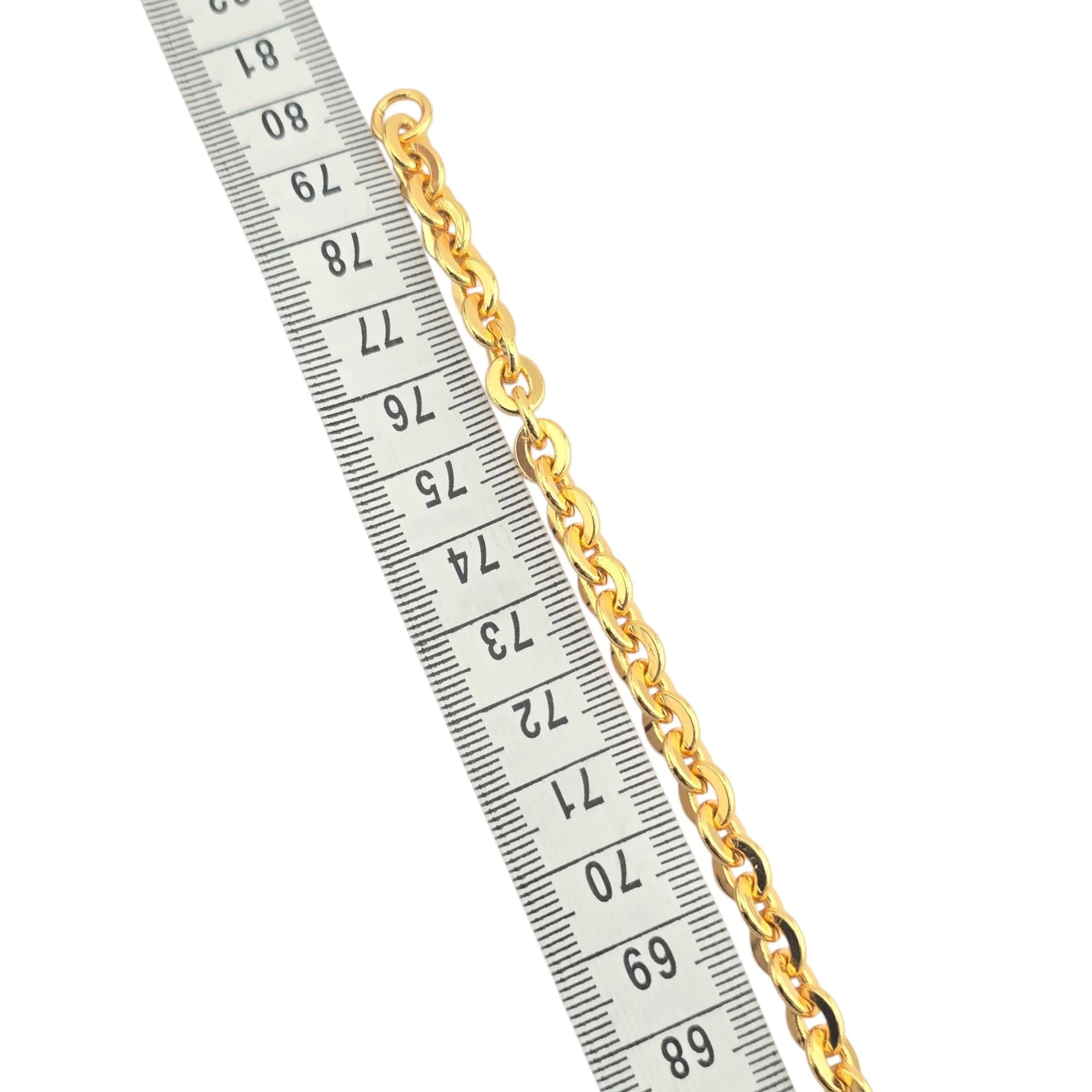 Chanel CC Metal 31 Rue Cambon Door Long Necklace Gold B22 CHANEL