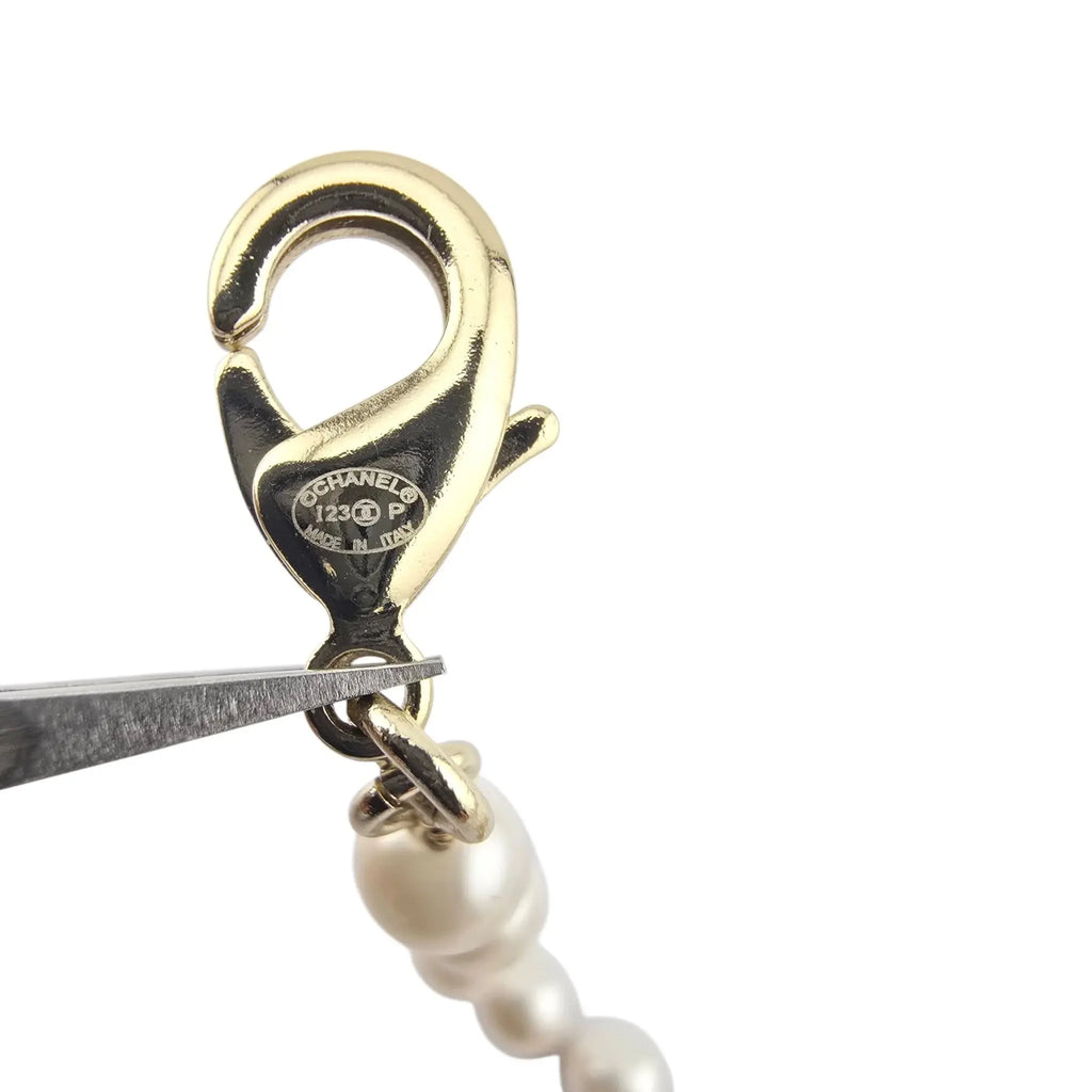 Chanel CC Long Faux Pearl Necklace 2023 CHANEL