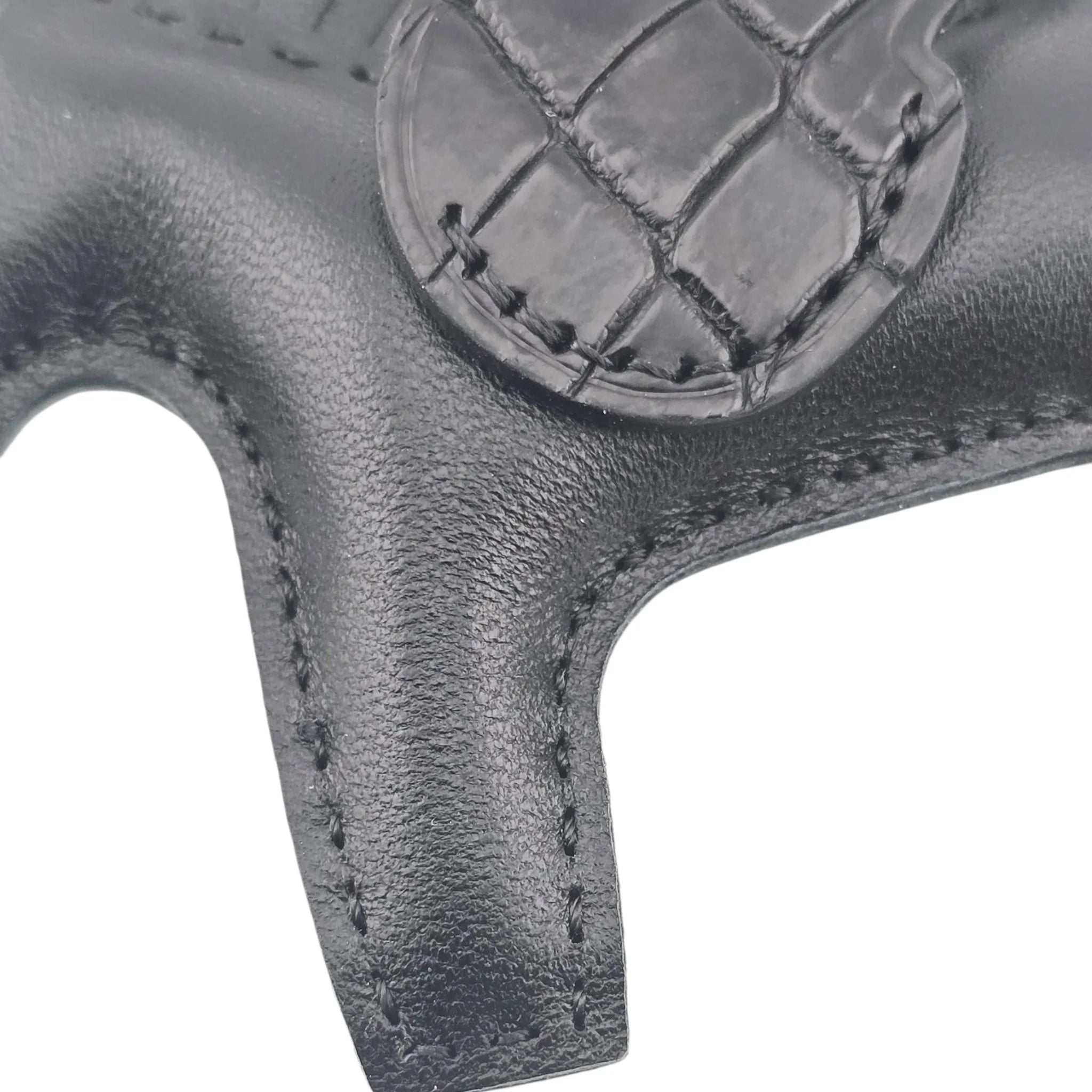 Hermès Rodeo Pegase So Noir Black  Leather and Alligator Touch PM Charm Bag HERMES