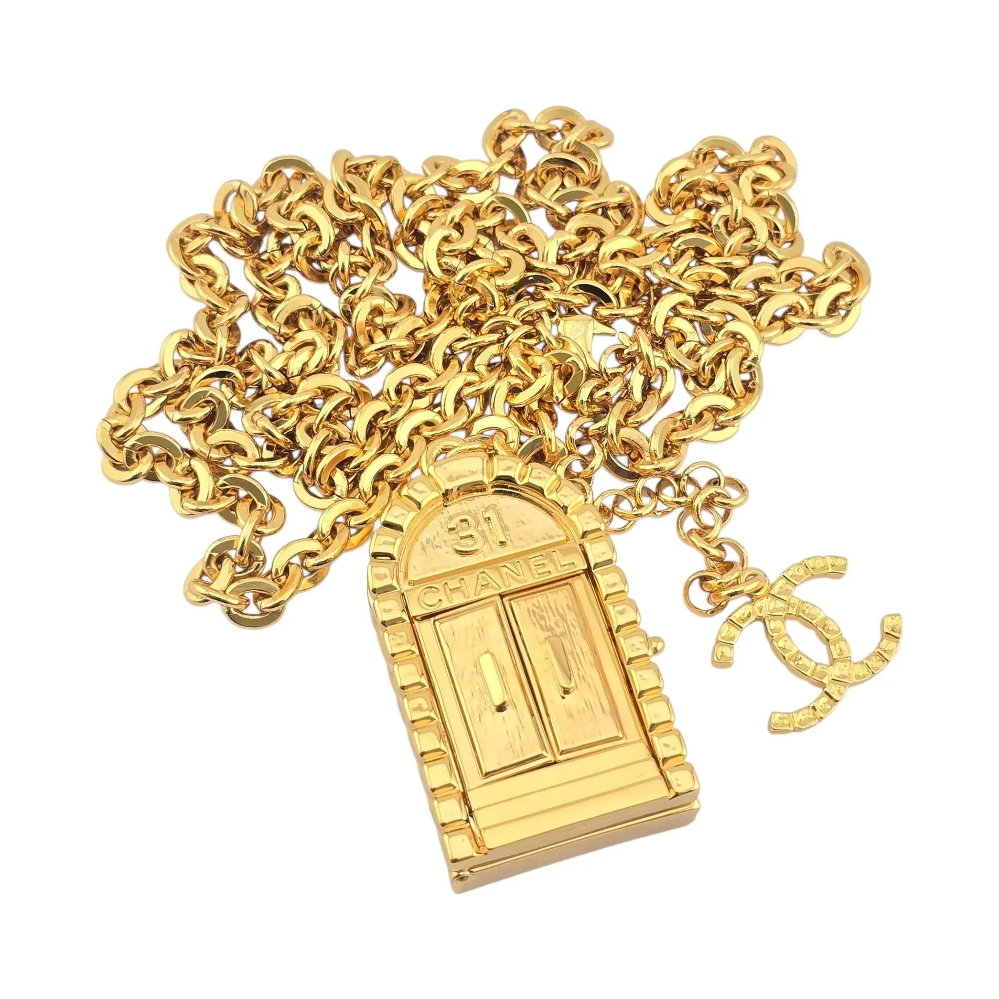 Chanel CC 31 Rue Cambon Door Belt Gold CHANEL