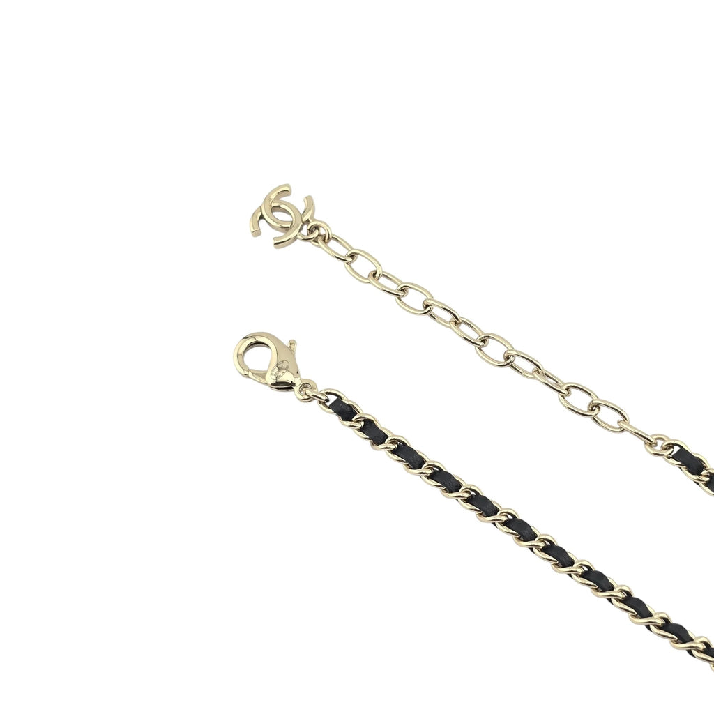 Chanel CC Matelasse Pink Resin Bag Necklace 2023 CHANEL