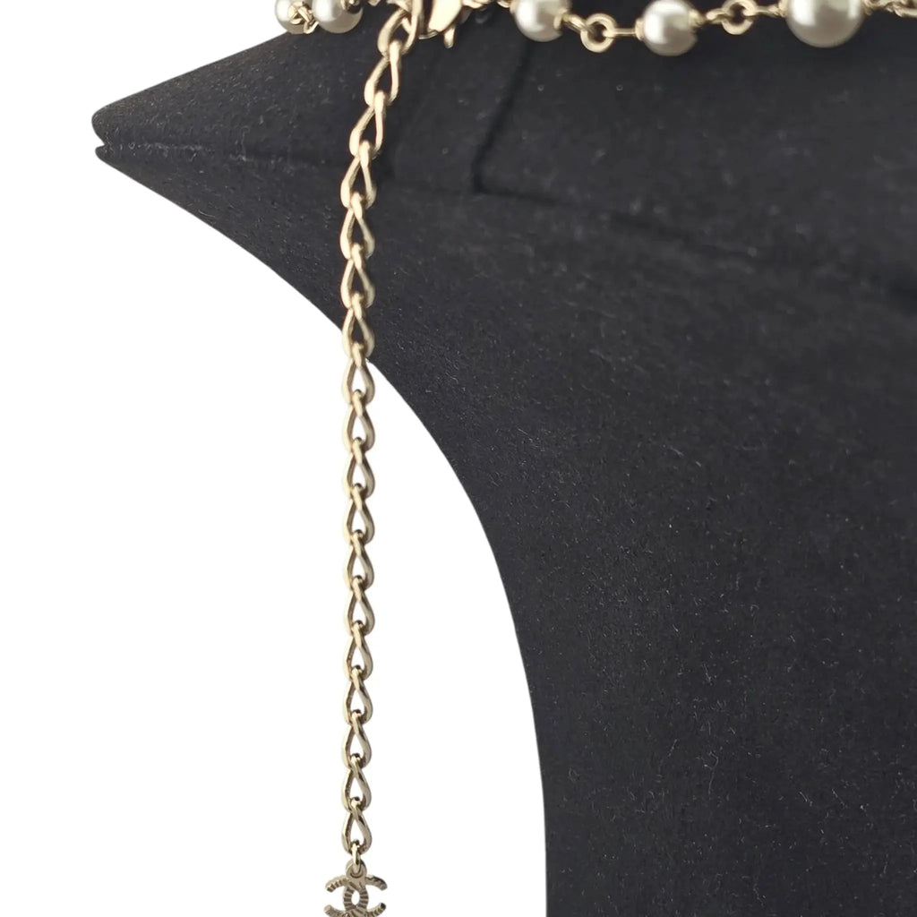 Chanel CC Multicoloured Faux Pearl Necklace 2025 CHANEL