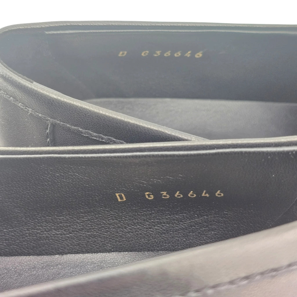 Chanel CC Lambskin Quilted Turnlock Loafers 39 Black CHANEL
