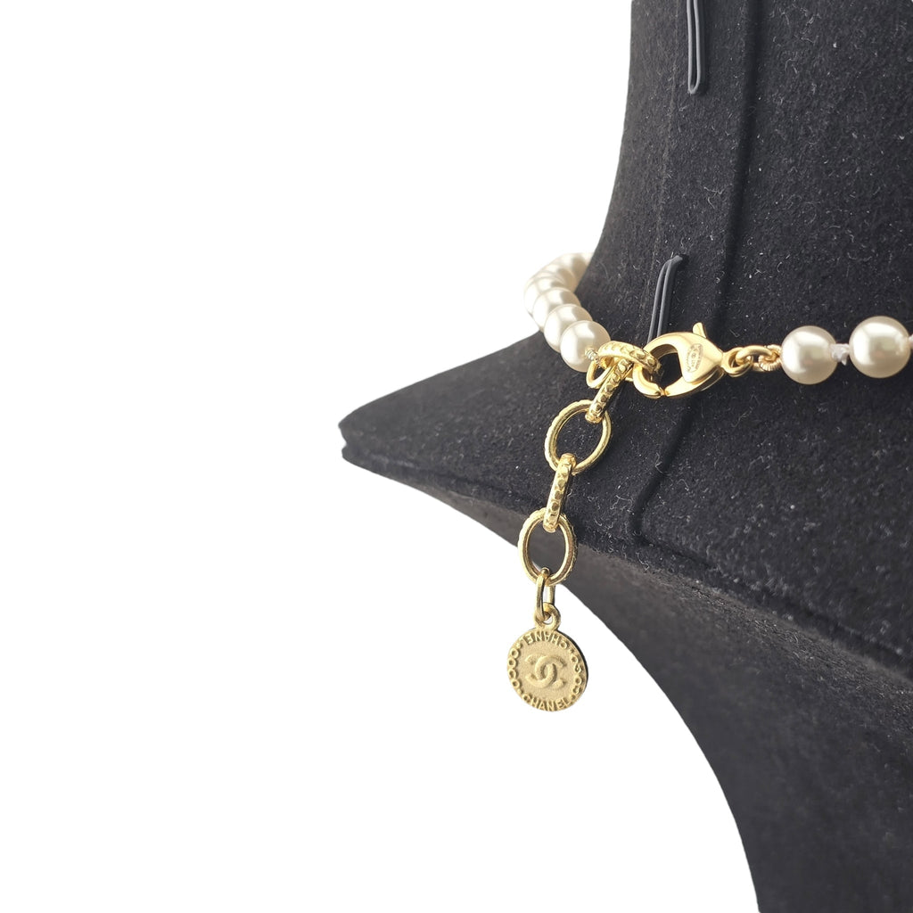 Chanel CC Faux Pearl 100 Anniversary Necklace 2021 CHANEL
