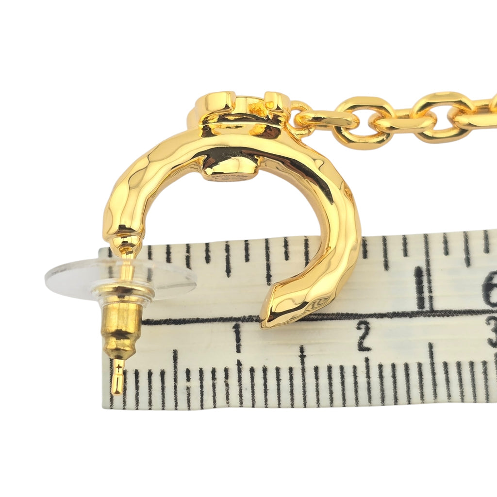 Chanel CC Gold Ear Clip Earrings 2022 CHANEL