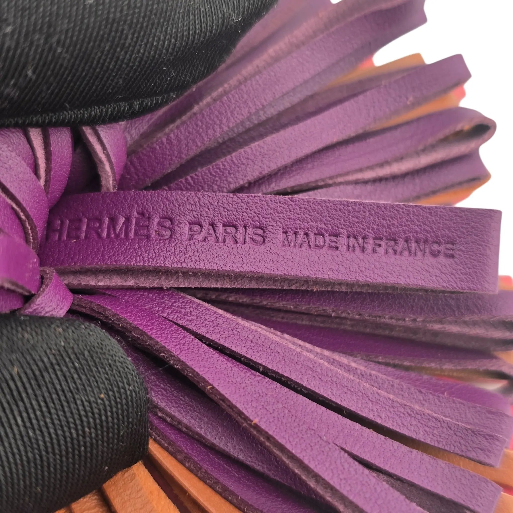 Hermes Carmen Key Ring Rose Azalee HERMES