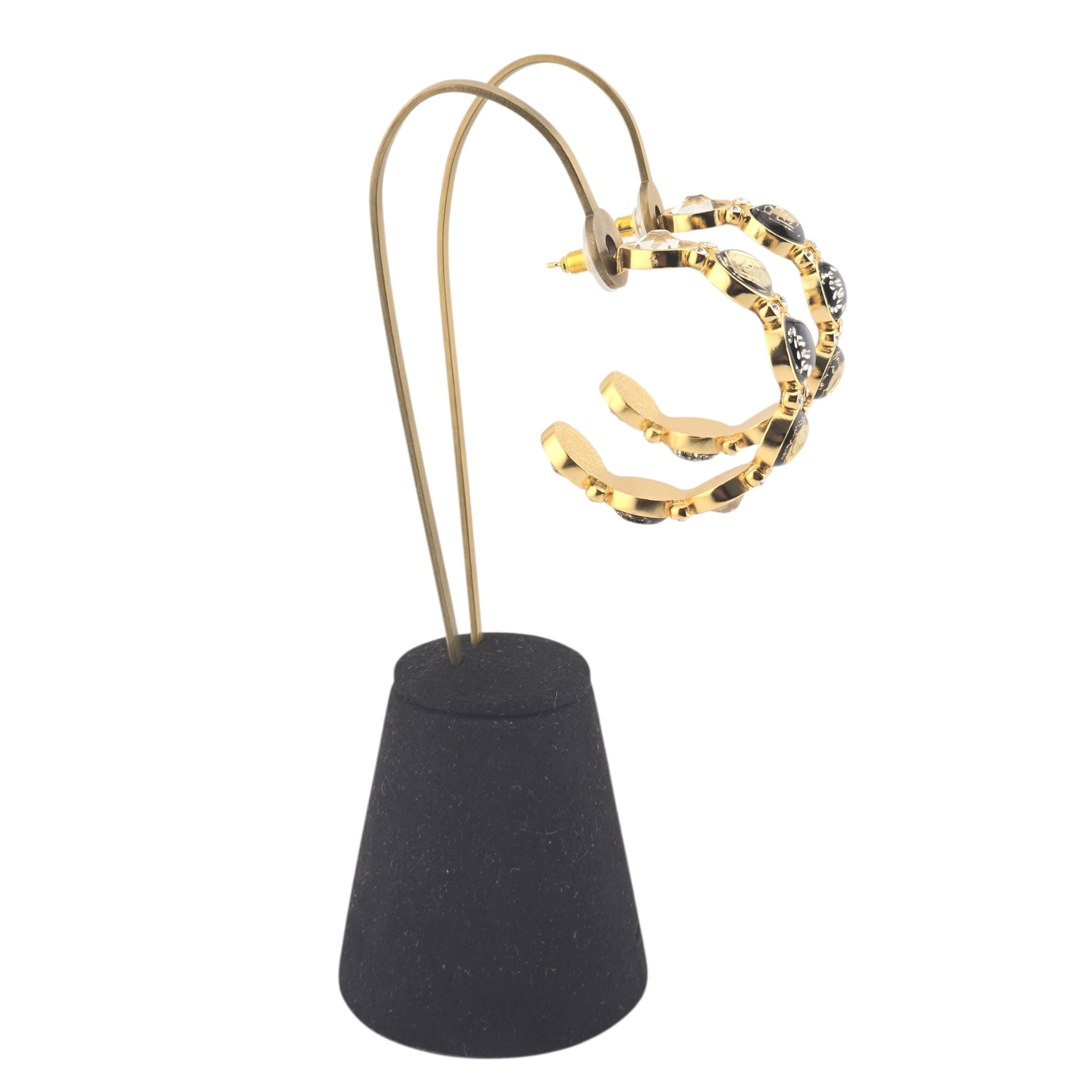 Chanel CC Gold Hoop Earrings 2020 CHANEL