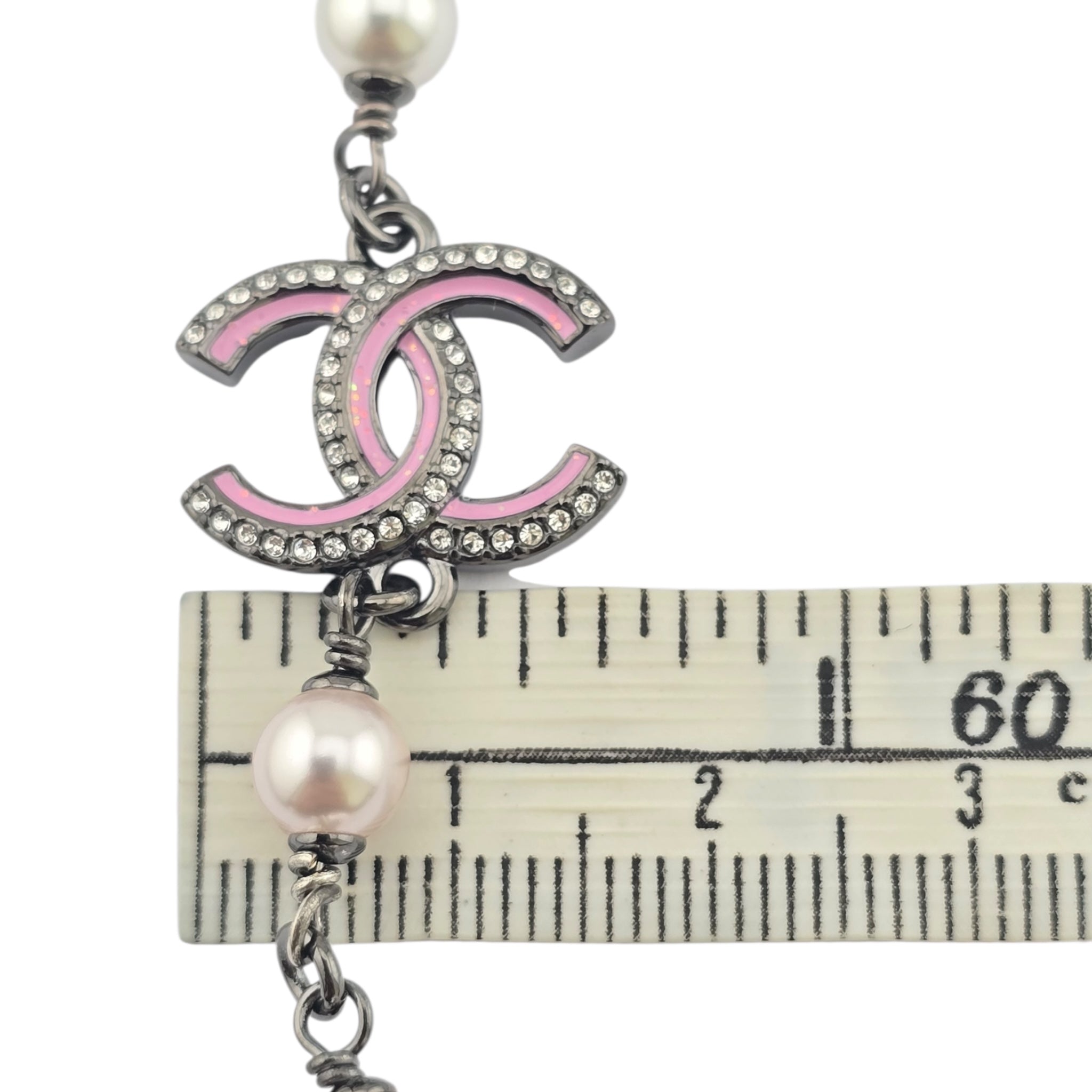 Chanel CC Ruthenium Pink Long Necklace 2025 CHANEL