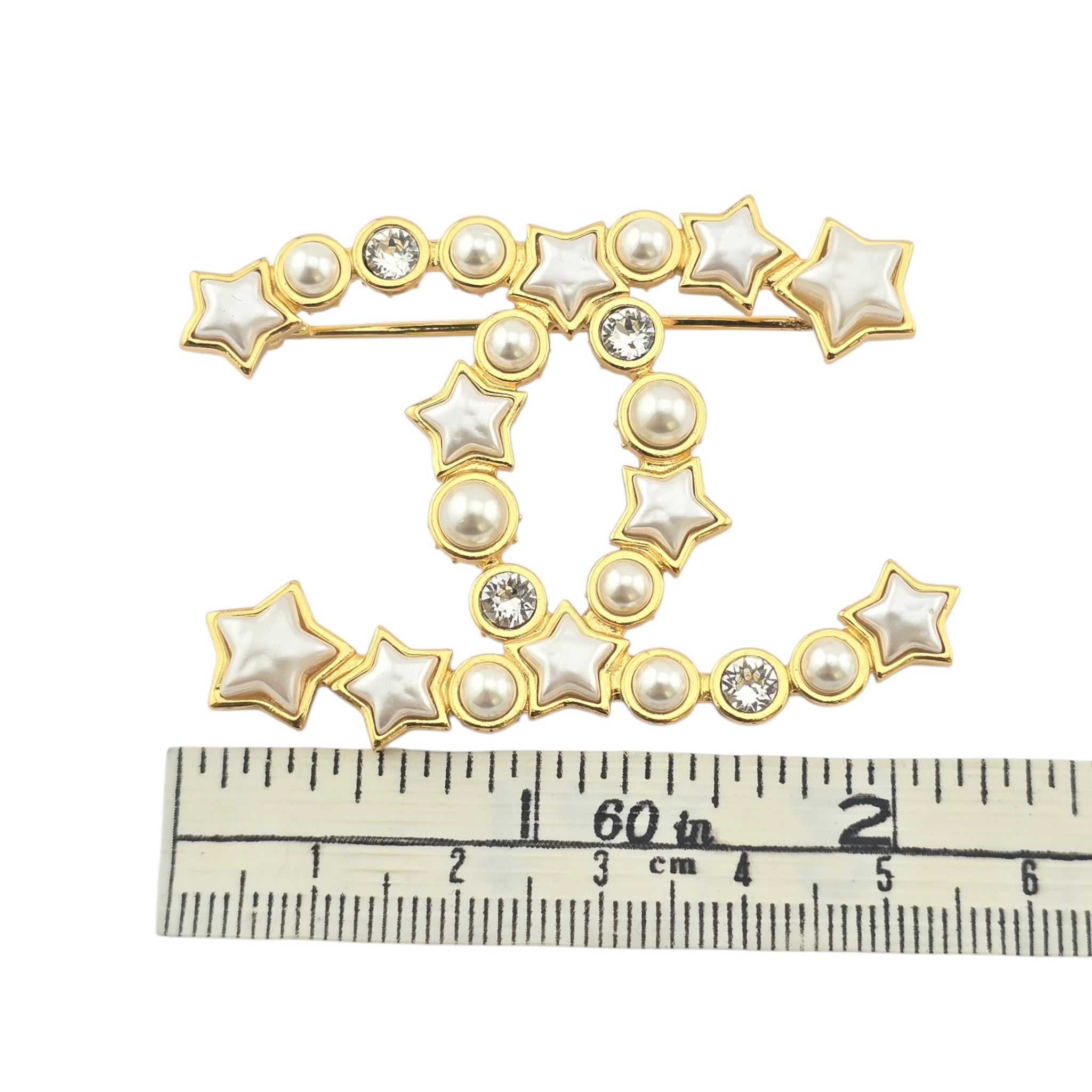 Chanel CC Gold Star Brooch 2024 CHANEL
