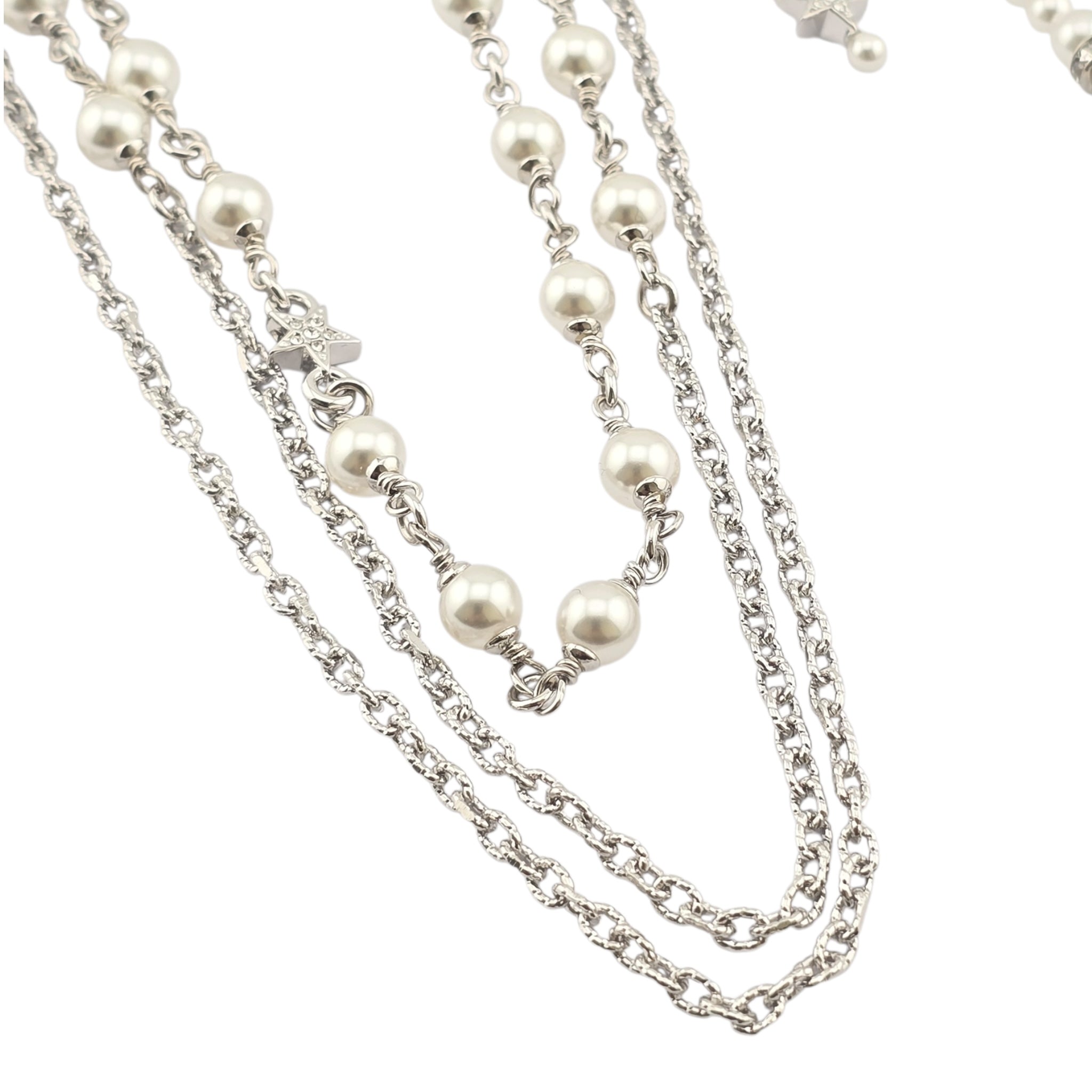 Chanel CC Silver Bird Long Belt / Necklace SS25 CHANEL