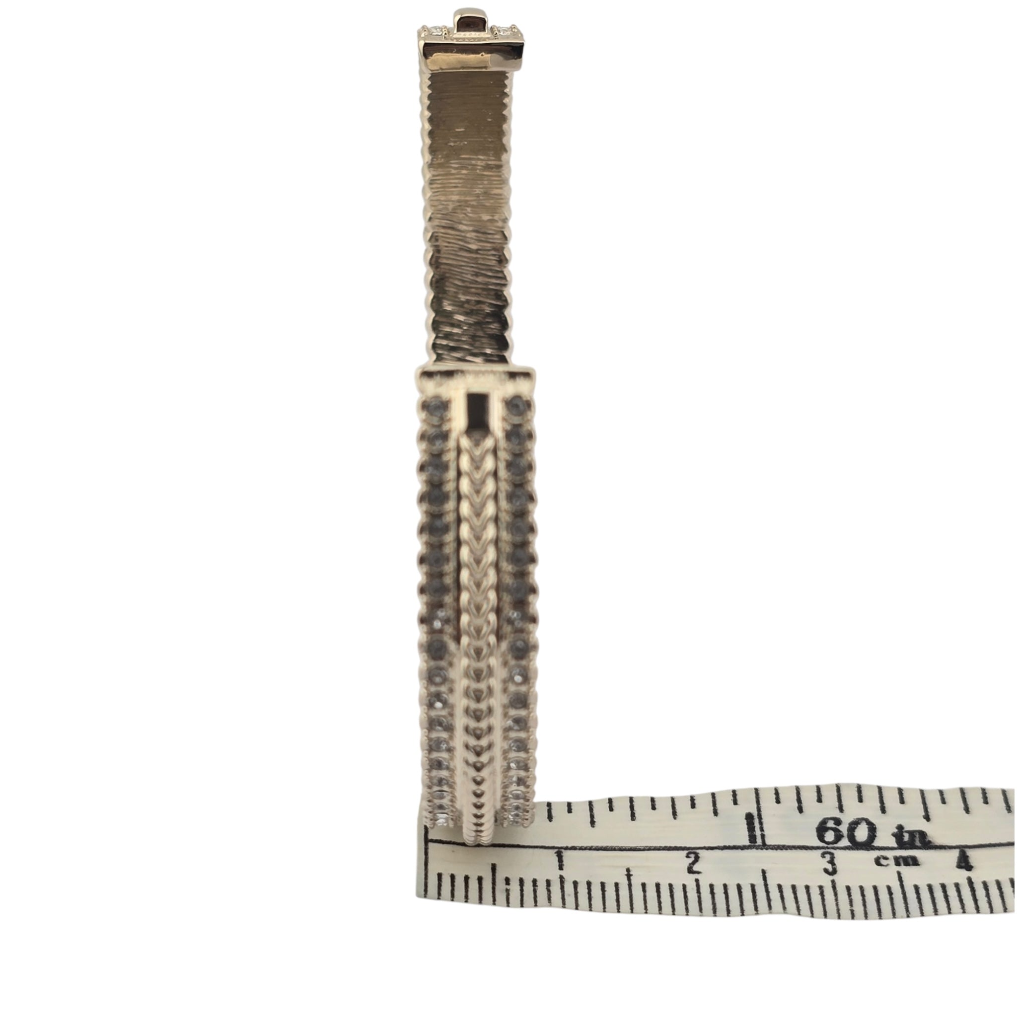 Chanel CC Crystal Gold Cuff Bracelet 2024 CHANEL