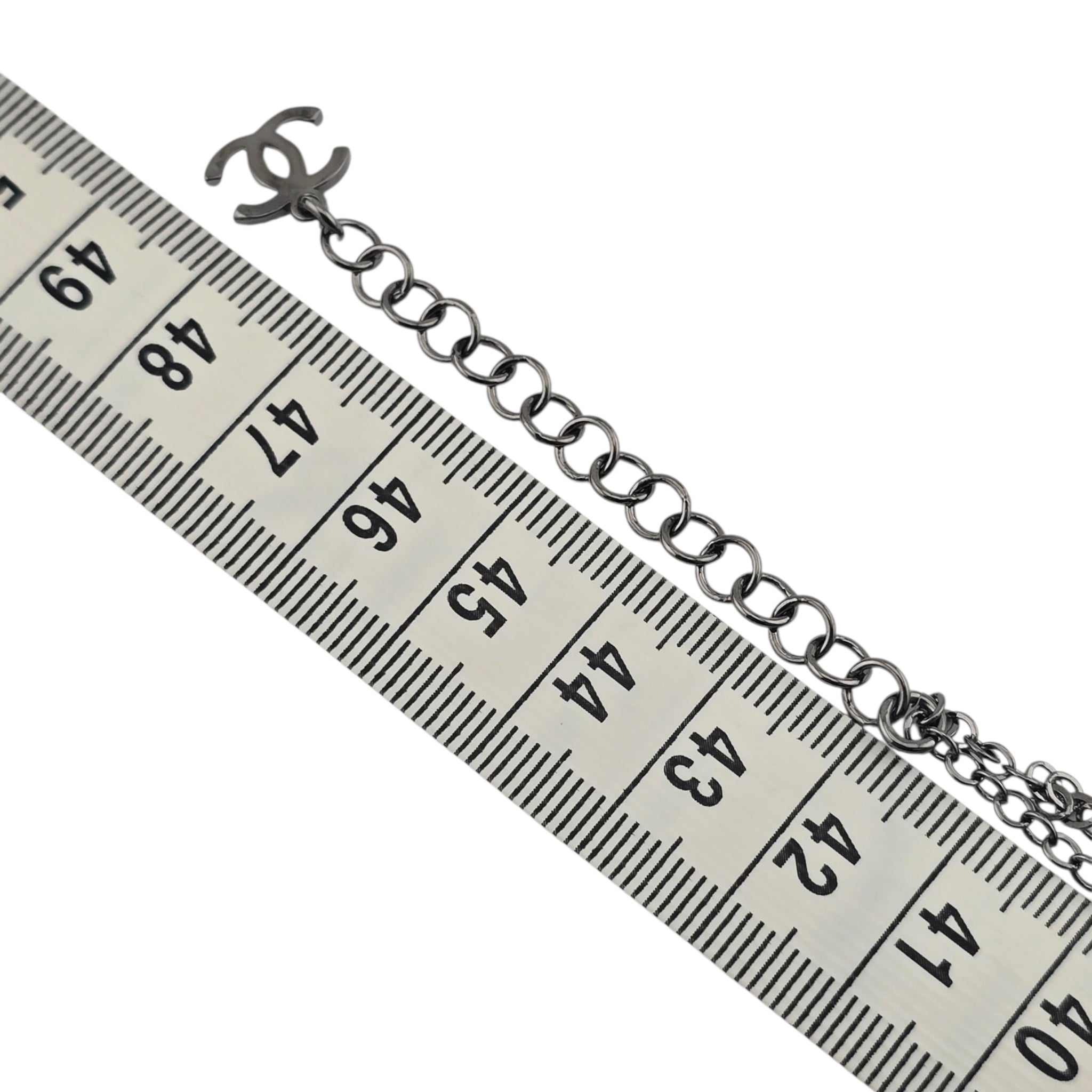 Chanel CC Ruthenium Pink Bow Necklace 2025 CHANEL