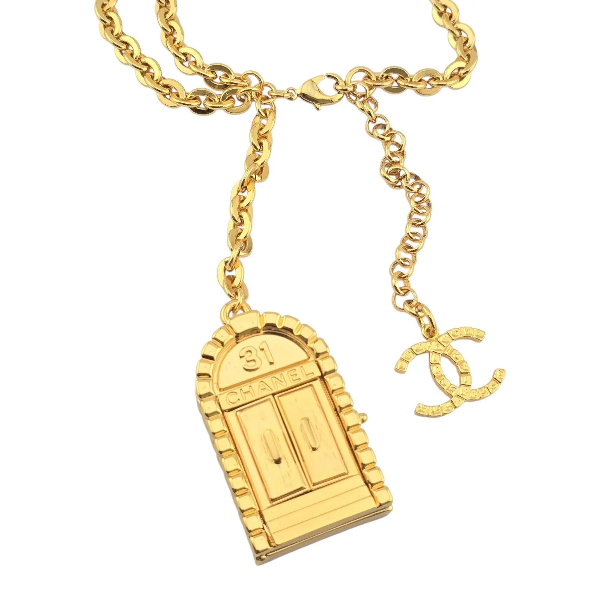 Chanel CC 31 Rue Cambon Door Belt Gold CHANEL