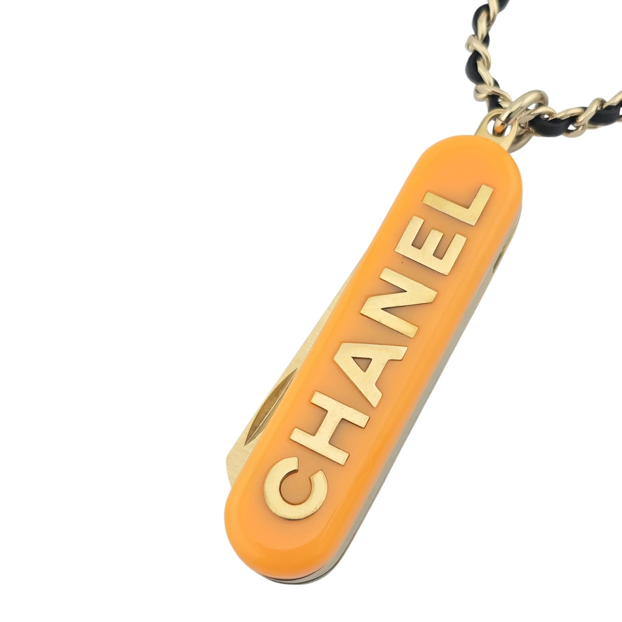 Chanel Yellow Gold Comb Necklace 22-23FW CHANEL