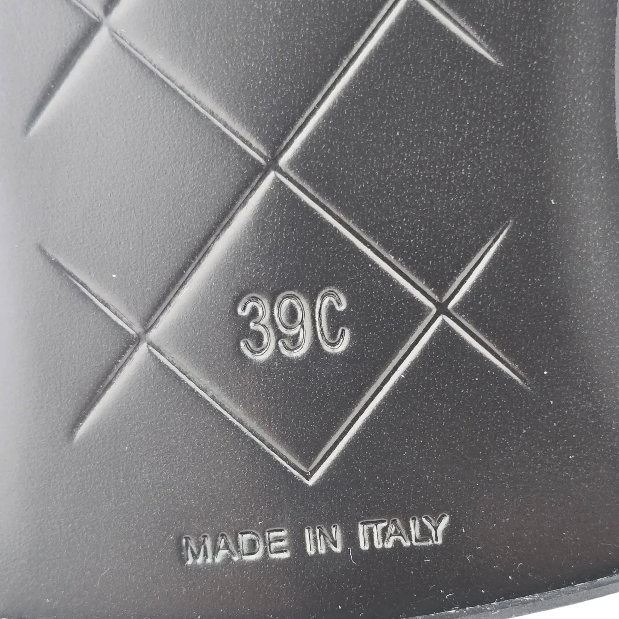 Chanel CC  Lambskin Quilted Turnlock Black Gold Sandals 39 CHANEL