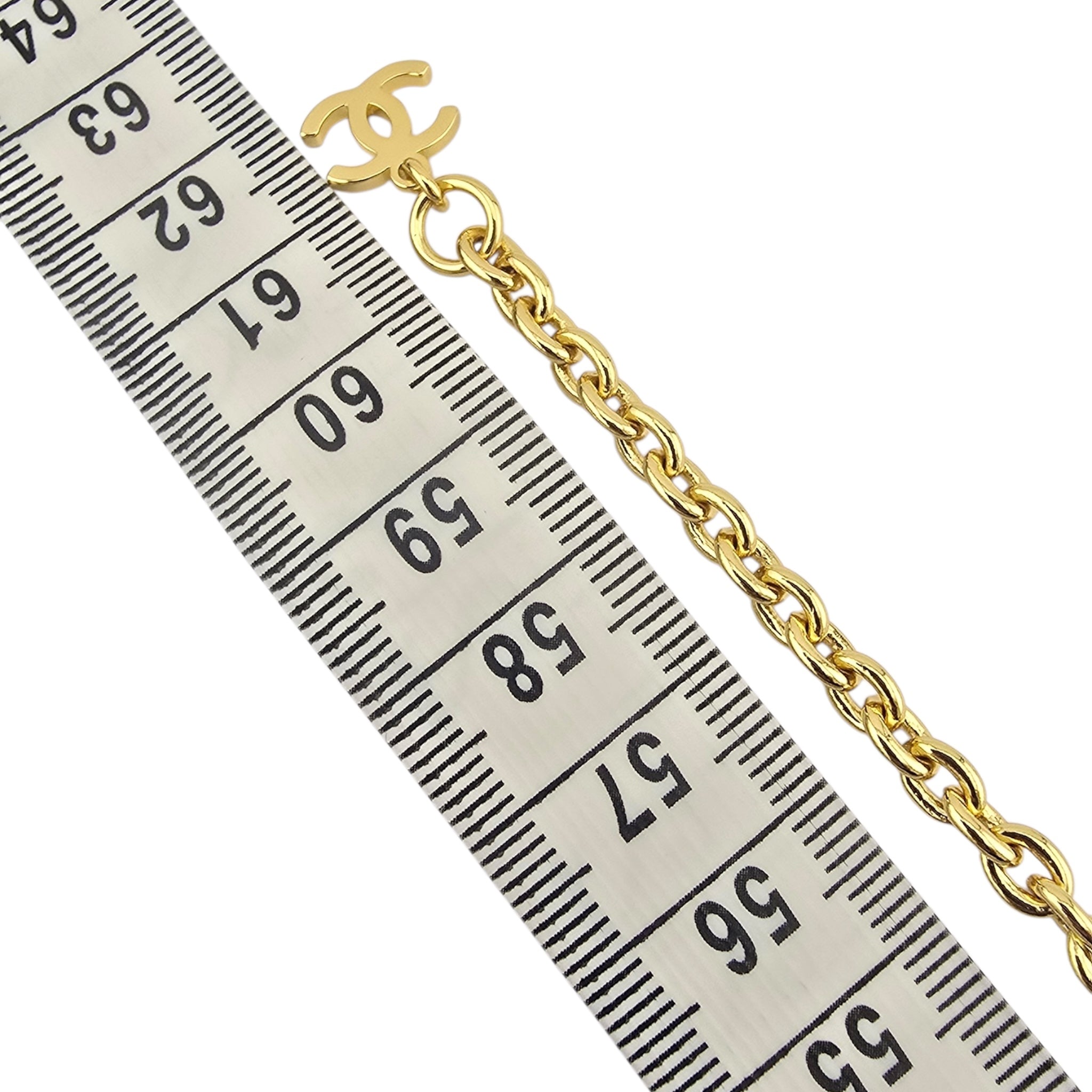 Chanel CC Gold Large Pendant Necklace 2023 CHANEL